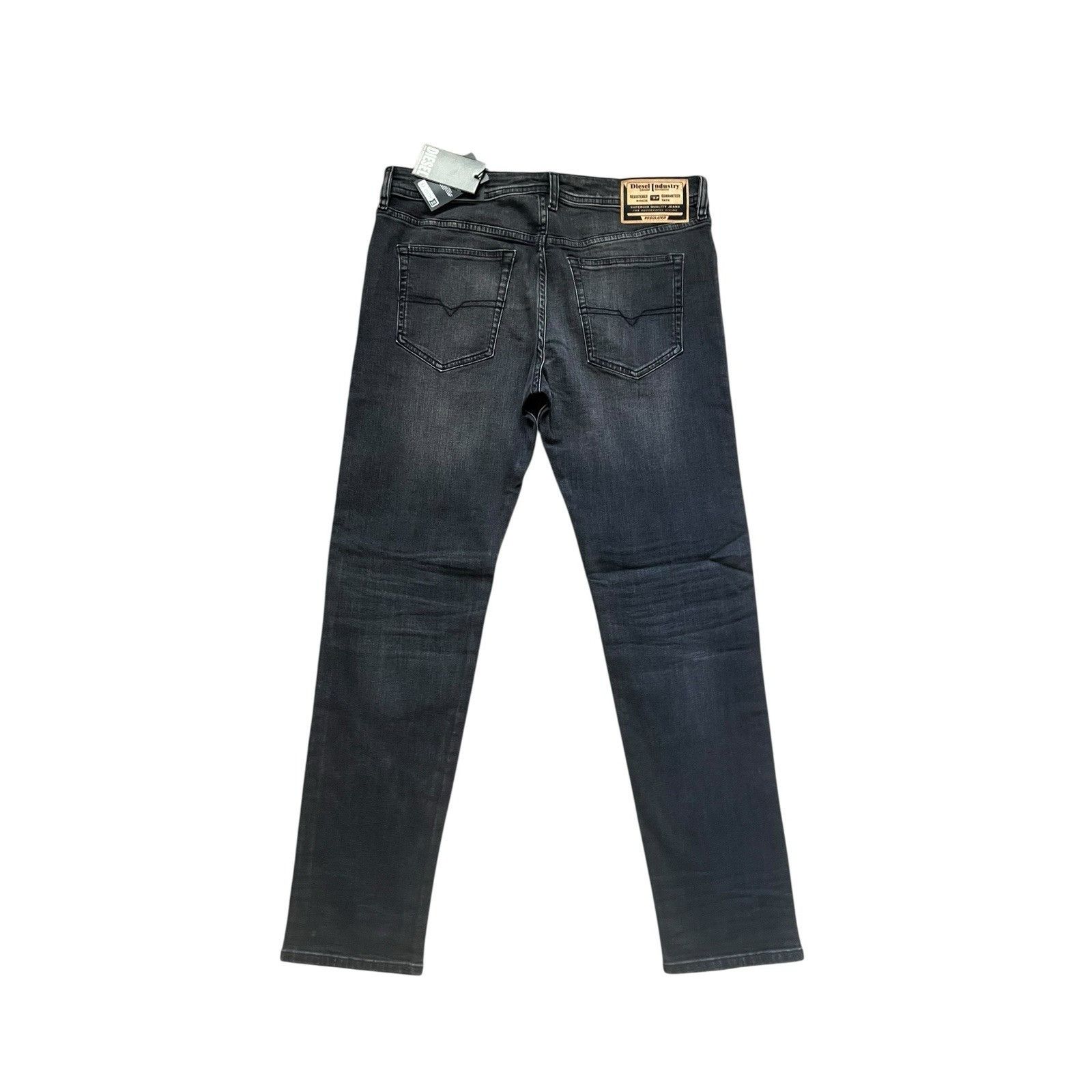Diesel Diesel Mens Buster Tapered Jeans RB063 Black $225 Size 36/32 Size US 36 / EU 52 - 5 Thumbnail
