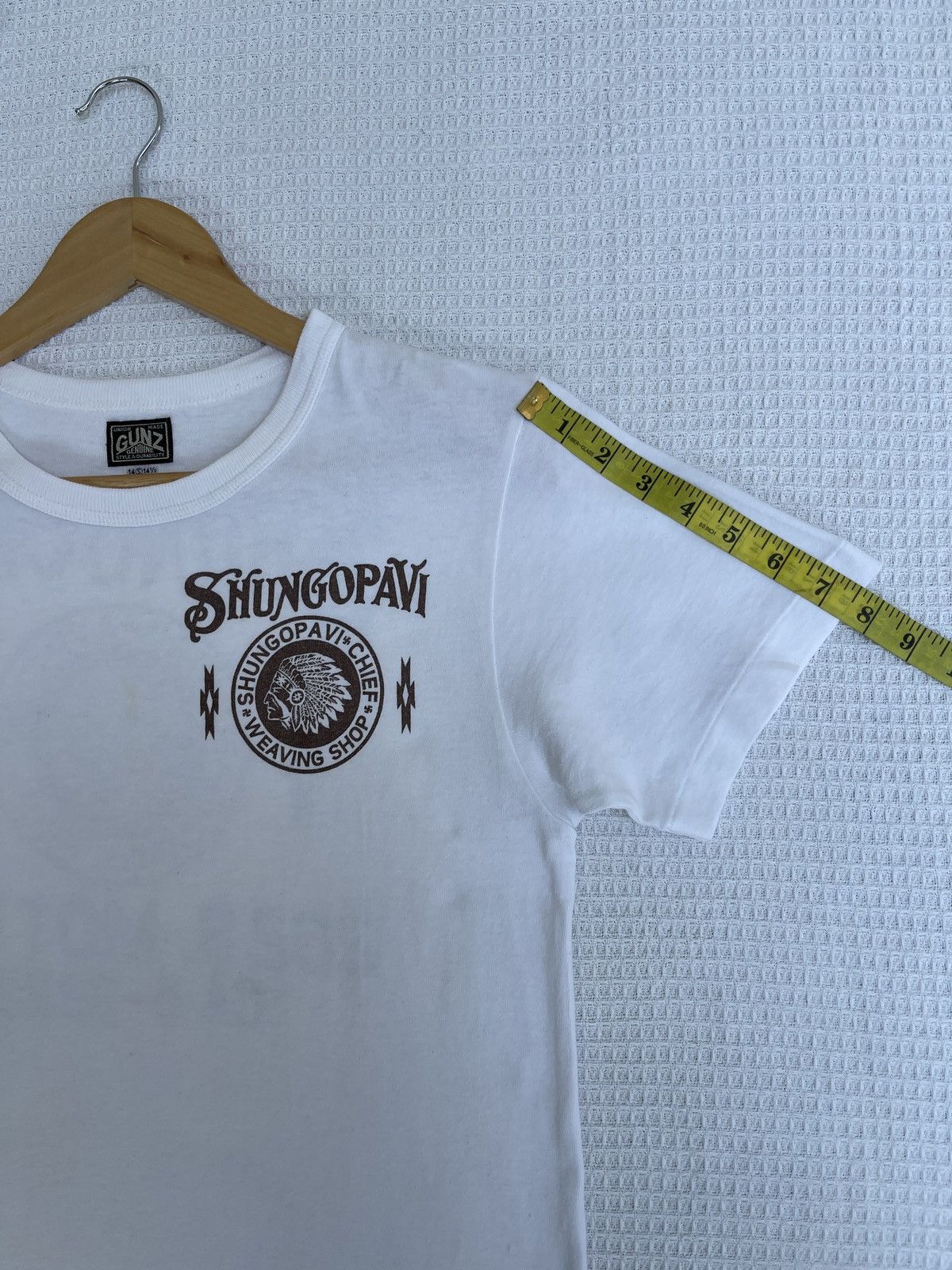 Native Last drop🔥Vtg Union Made Gunz Genuine Native Navajo T-Shirt Size US S / EU 44-46 / 1 - 10 Thumbnail