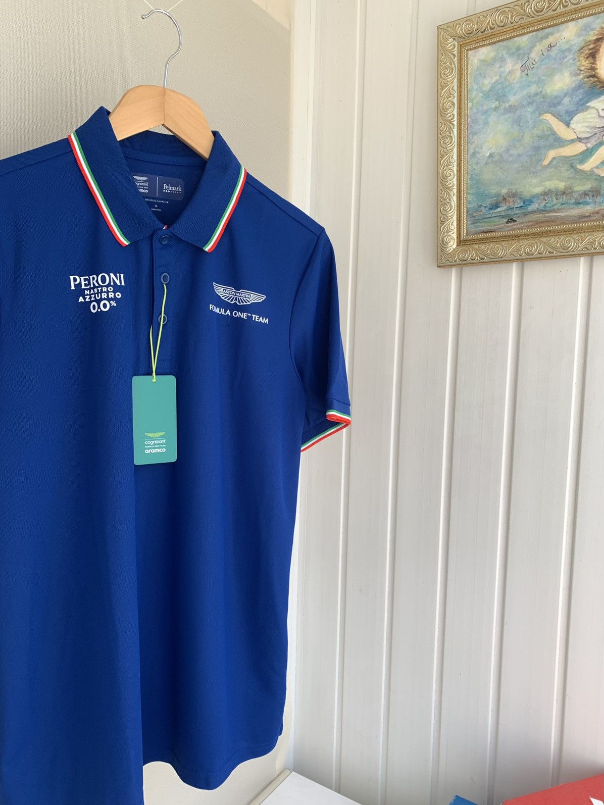 Formula 1 Aston Martin Official Formula One F1 Racing Team Polo Size M Size US M / EU 48-50 / 2 - 2 Thumbnail