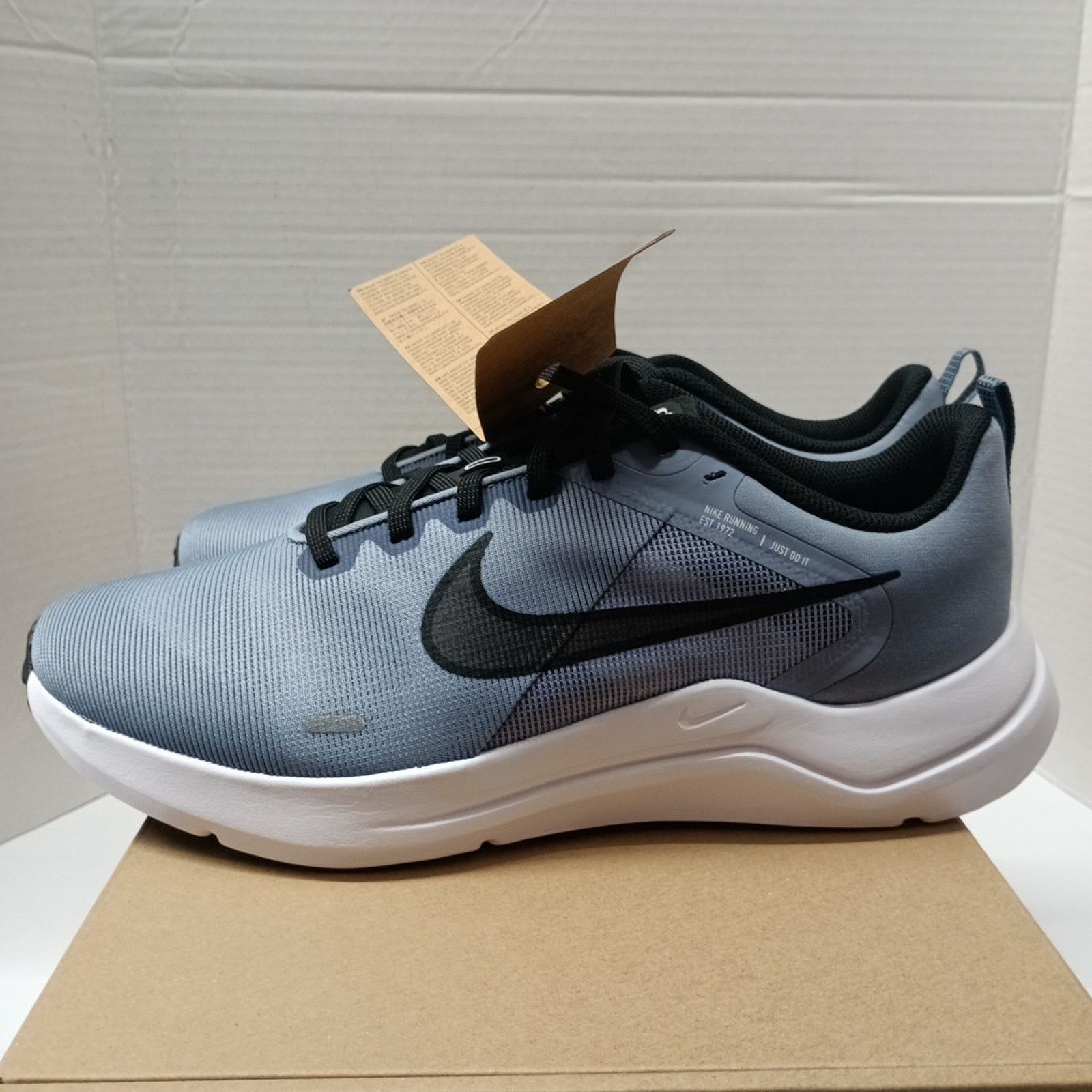 Nike Nike Downshifter 12 4E Wide Cobalt Blue Black Men Size 10.5 Size US 10.5 / EU 43-44 - 3 Thumbnail