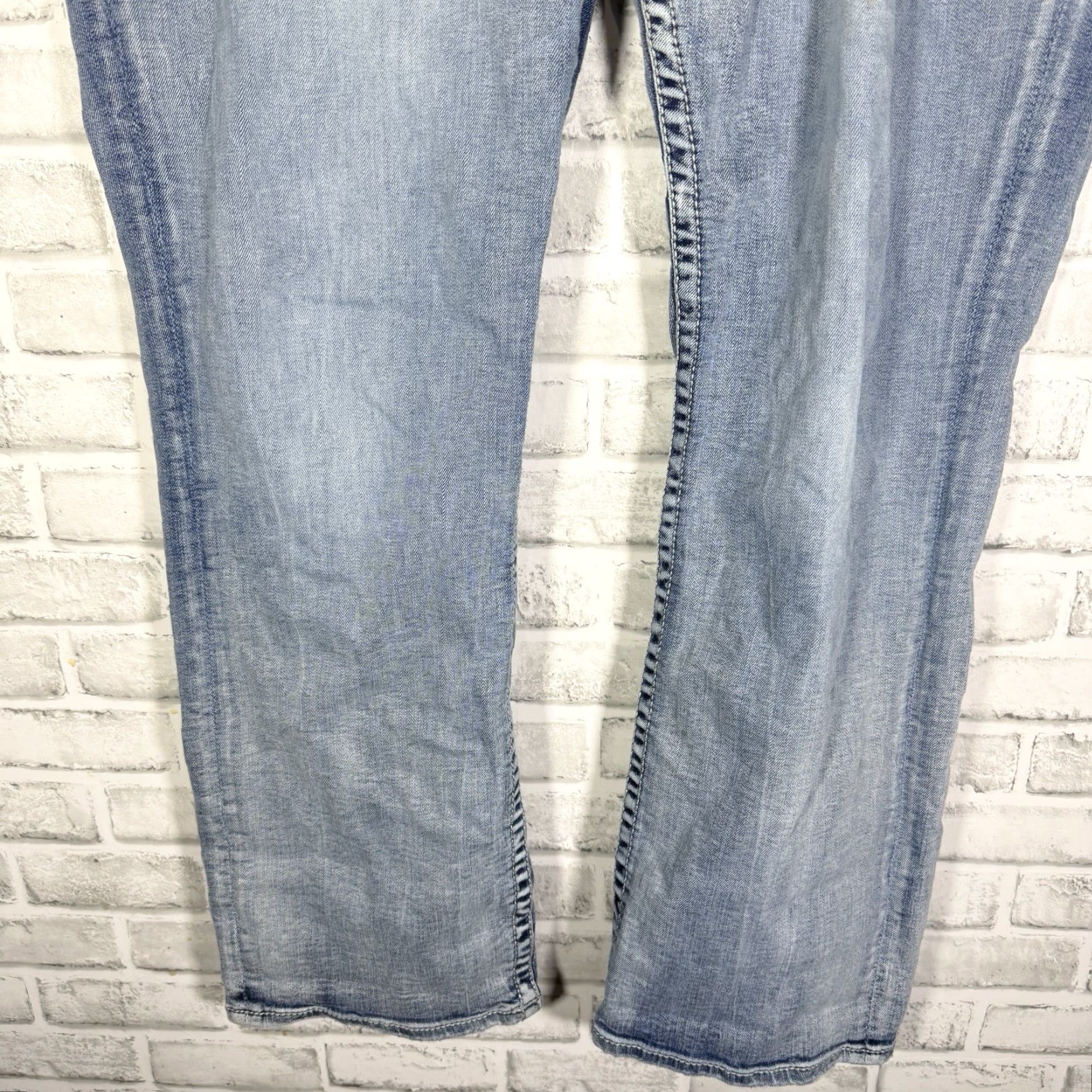 BKE BKE Henry Jeans Mens 34x30 Blue Cotton Straight Size US 34 / EU 50 - 3 Thumbnail