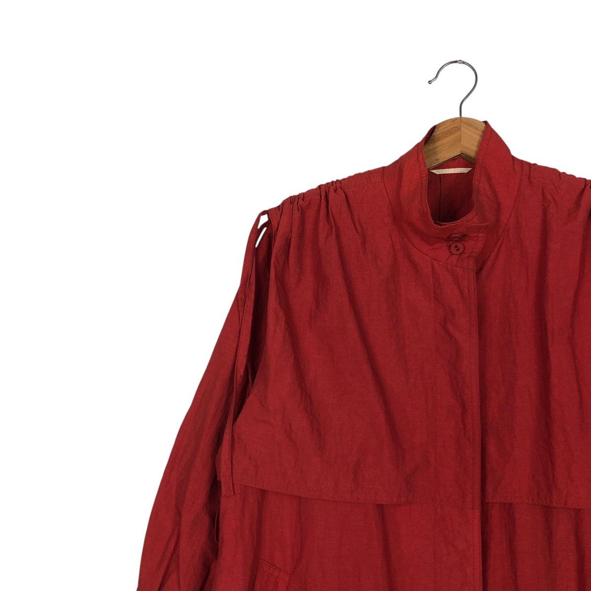 Designer × Japanese Brand × Vintage 📌Rich Red Vintage Long Jacket Tokyo Style Issey Miyake Size US M / EU 48-50 / 2 - 9 Thumbnail