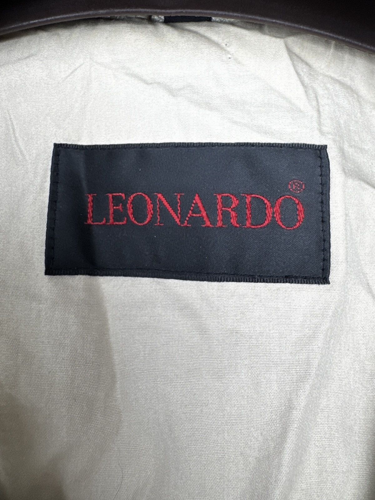 Other Leonardo White faded leather biker jacket vintage size 50 Size US M / EU 48-50 / 2 - 11 Thumbnail