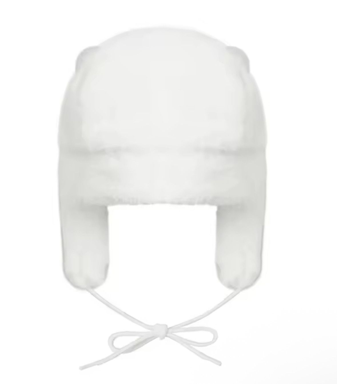 Japanese Brand Y2K Cartoon Bare Bear White Ushanka Autumn Winter Warm Hat Size ONE SIZE - 4 Thumbnail