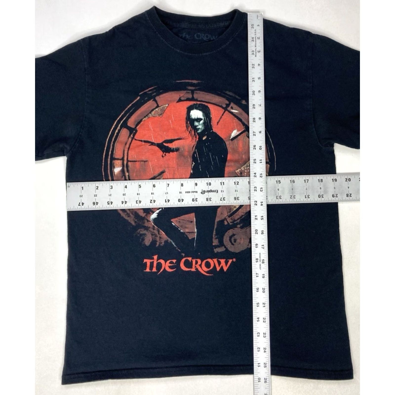 Etro VINTAGE The Crow T-Shirt Women Medium Black Short Sleeve Movie Retro Size M / US 6-8 / IT 42-44 - 7 Thumbnail