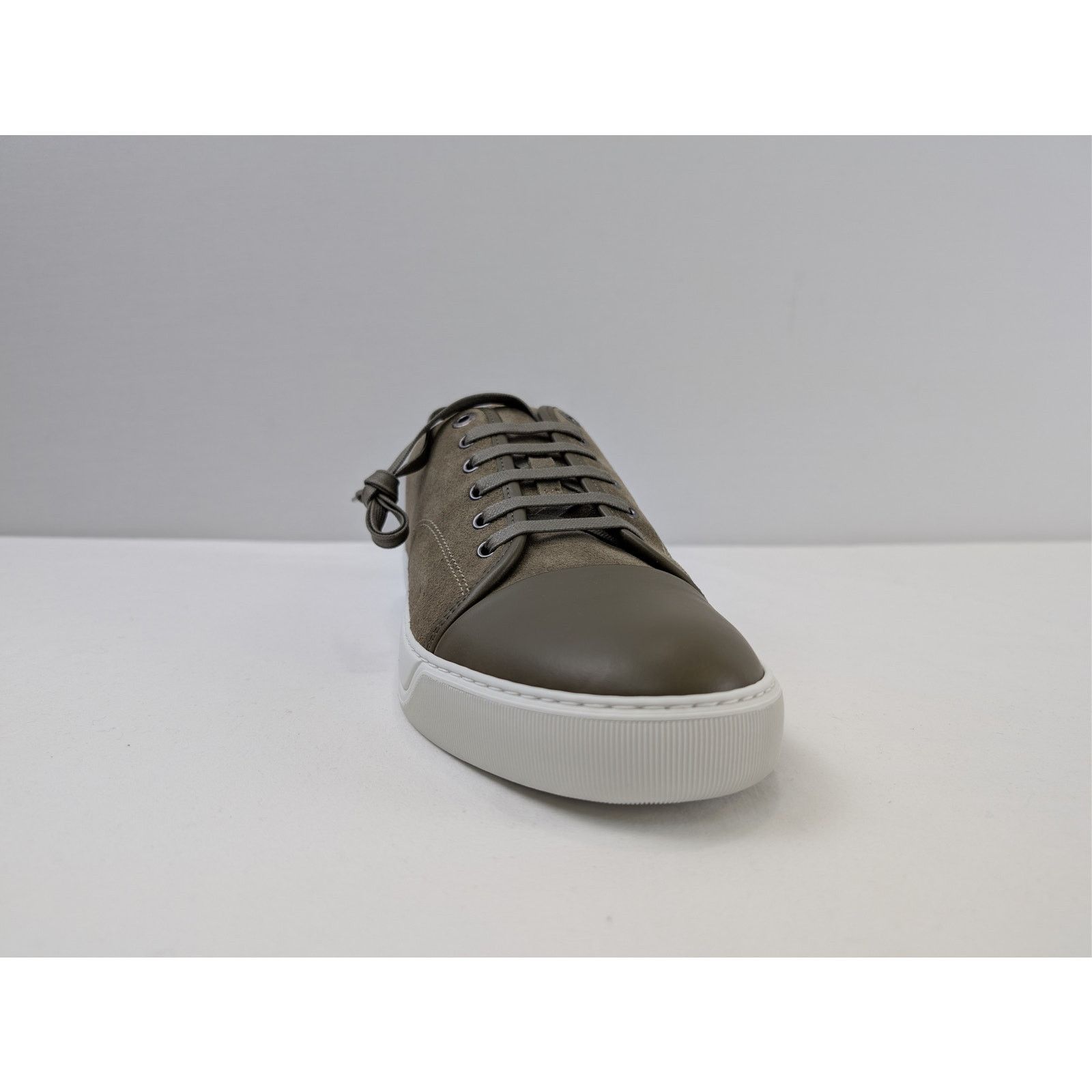 Lanvin o1rshd1 DBB1 Sneakers Shoe in Brown/White Size US 11 / EU 44 - 2 Thumbnail