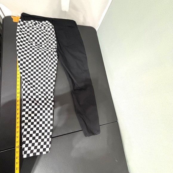 Other (Size 17) HT Denim Hi Rise Super Skinny Jeans Black Checker Size 40" / US 18 - 3 Thumbnail