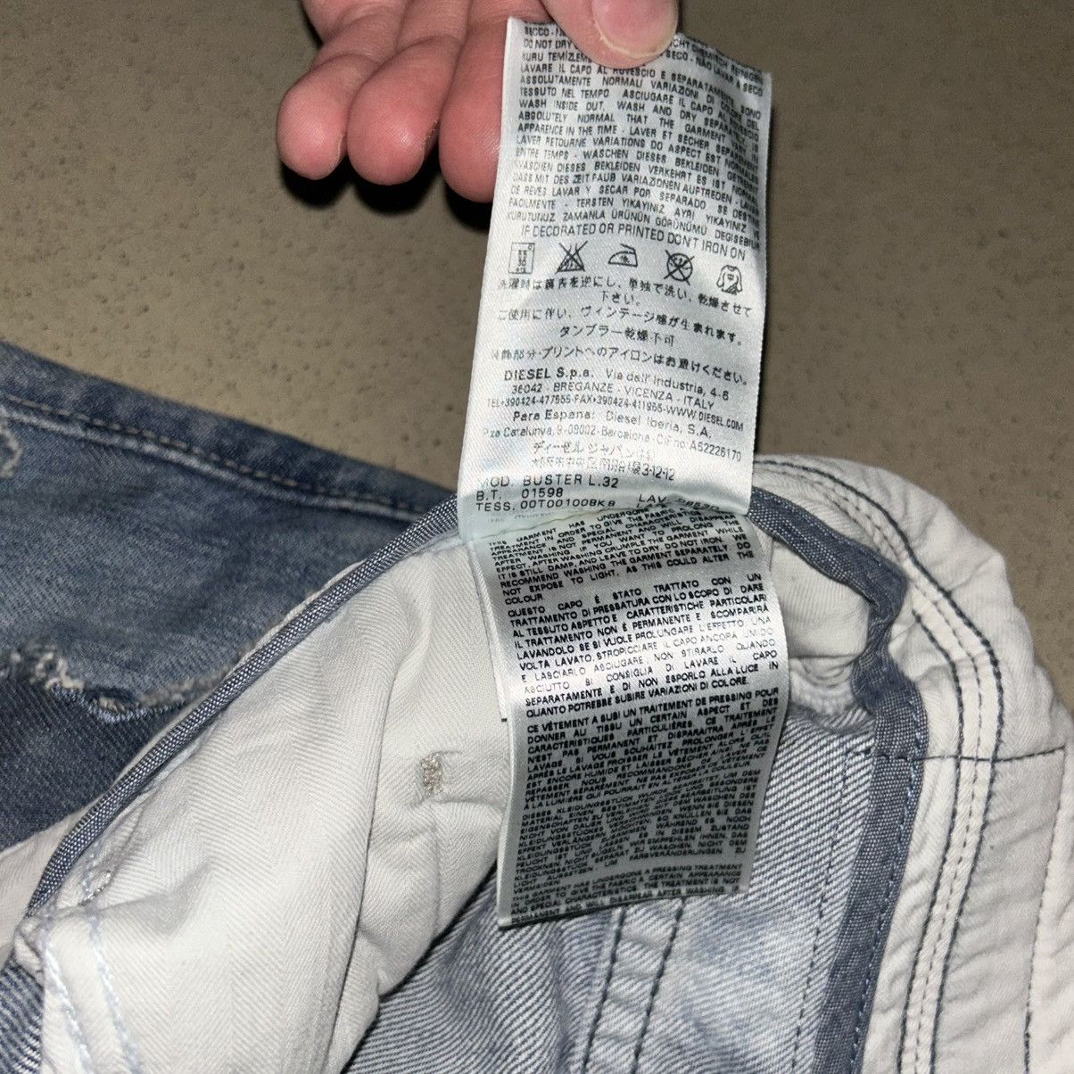 Diesel Diesel Buster Jeans Limited Edition GOAT Core Italy Size US 32 / EU 48 - 14 Thumbnail