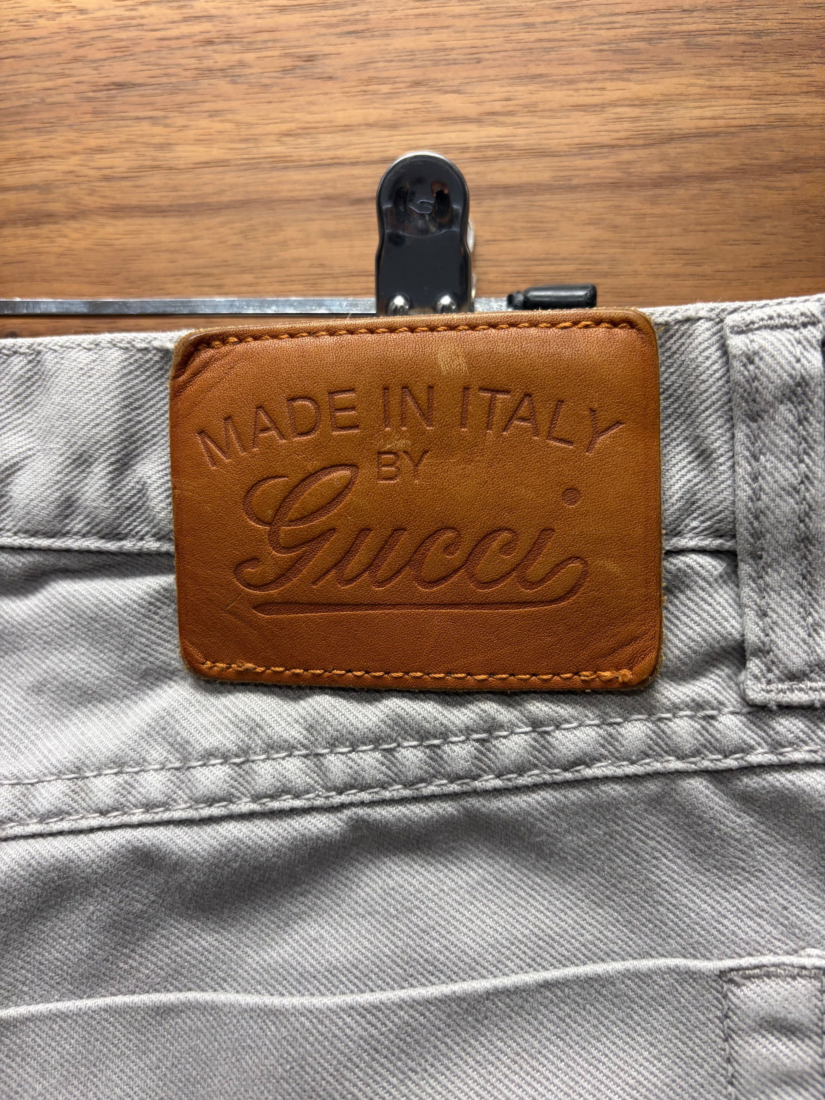 Gucci 2000s Gucci Washed Grey Skinny Jeans Size US 30 / EU 46 - 4 Thumbnail