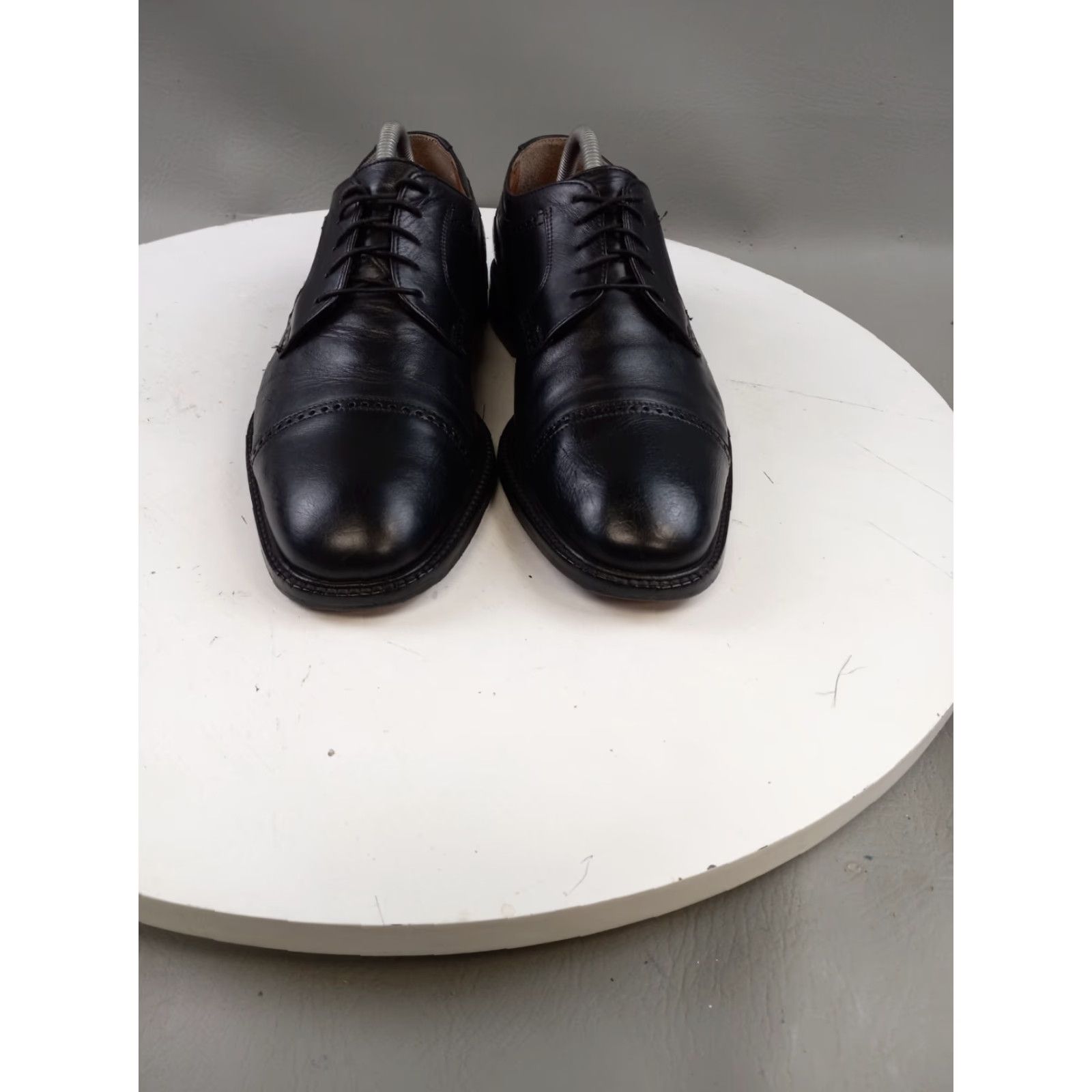 Florsheim Florsheim Imperial Men's Shoes Black Size 9.5 Cap Toe Dress Shoe Lace Up Oxford Italy - Imperial Cap Toe Dress Shoe Mens Footwear Size ONE SIZE - 3 Thumbnail