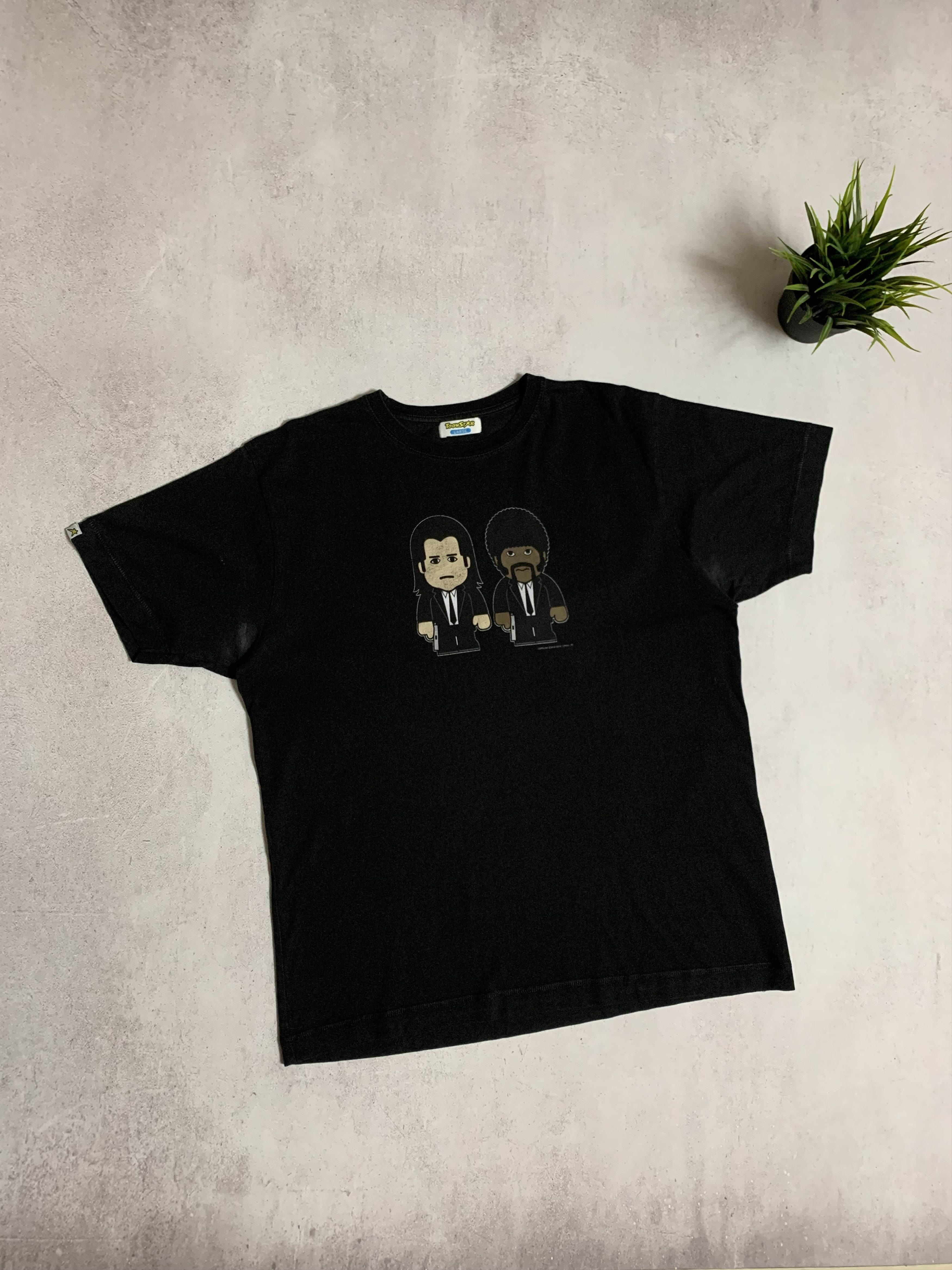 Vintage Pulp Fiction T Shirt Tee Distressed Baggy Y2K 90s Size US L / EU 52-54 / 3 - 1 Thumbnail