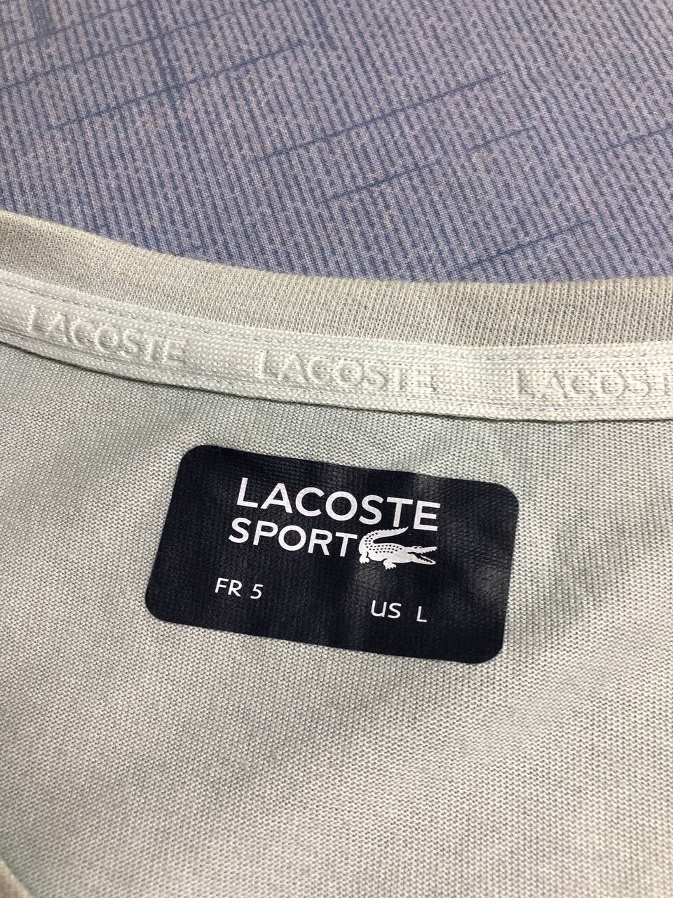 Lacoste × Vintage Lacoste vintage luxury streetwear v-neck tee Size US L / EU 52-54 / 3 - 4 Thumbnail