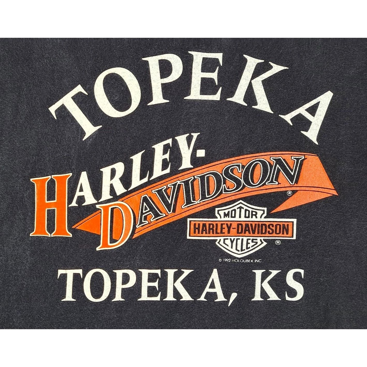 Harley Davidson Vintage Harley Davidson Topeka Kansas T-Shirt XXL Skull Size US XXL / EU 58 / 5 - 6 Thumbnail