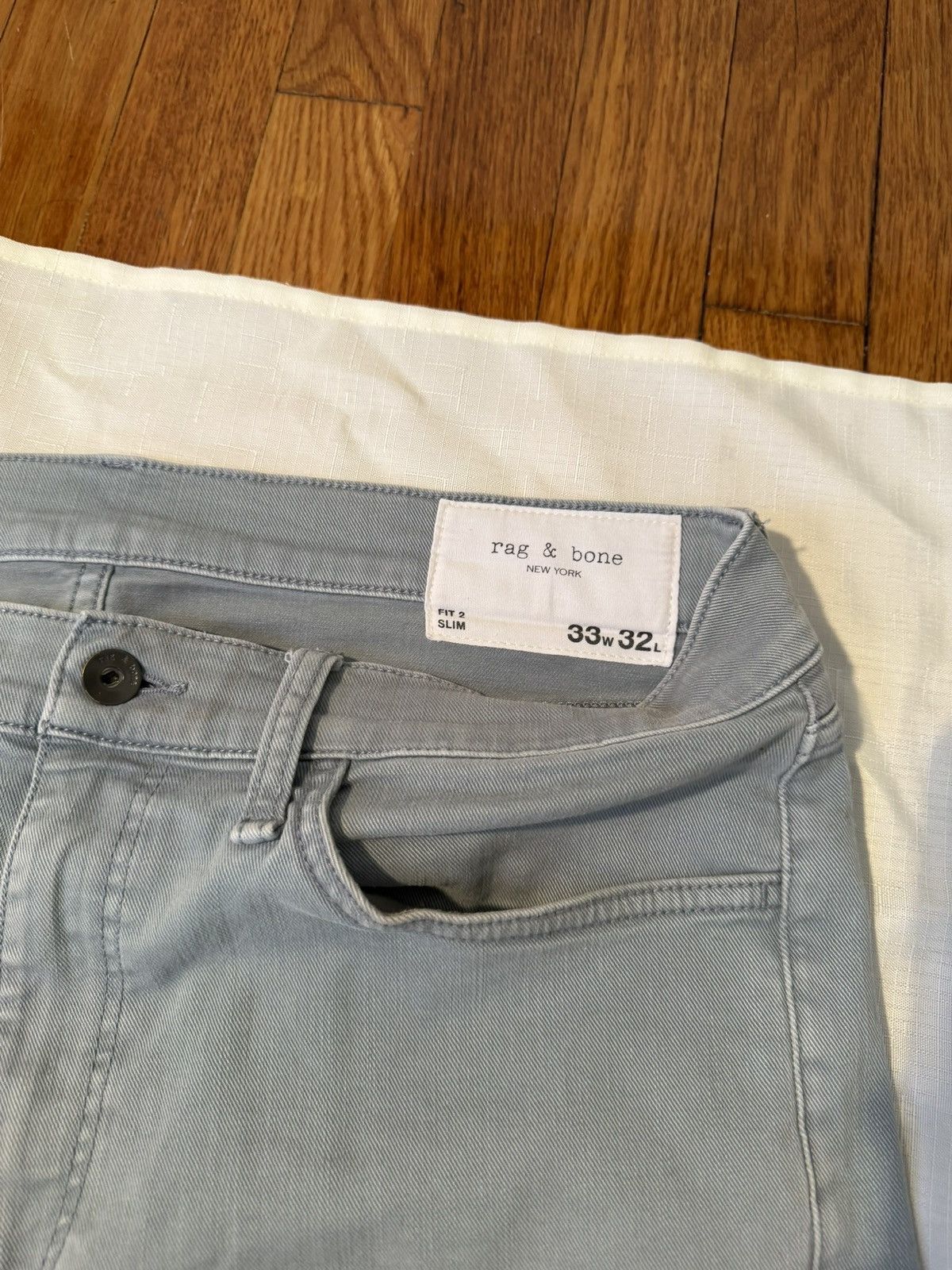 Rag & Bone RB Slim Fit 33W/32L Size US 33 - 5 Thumbnail