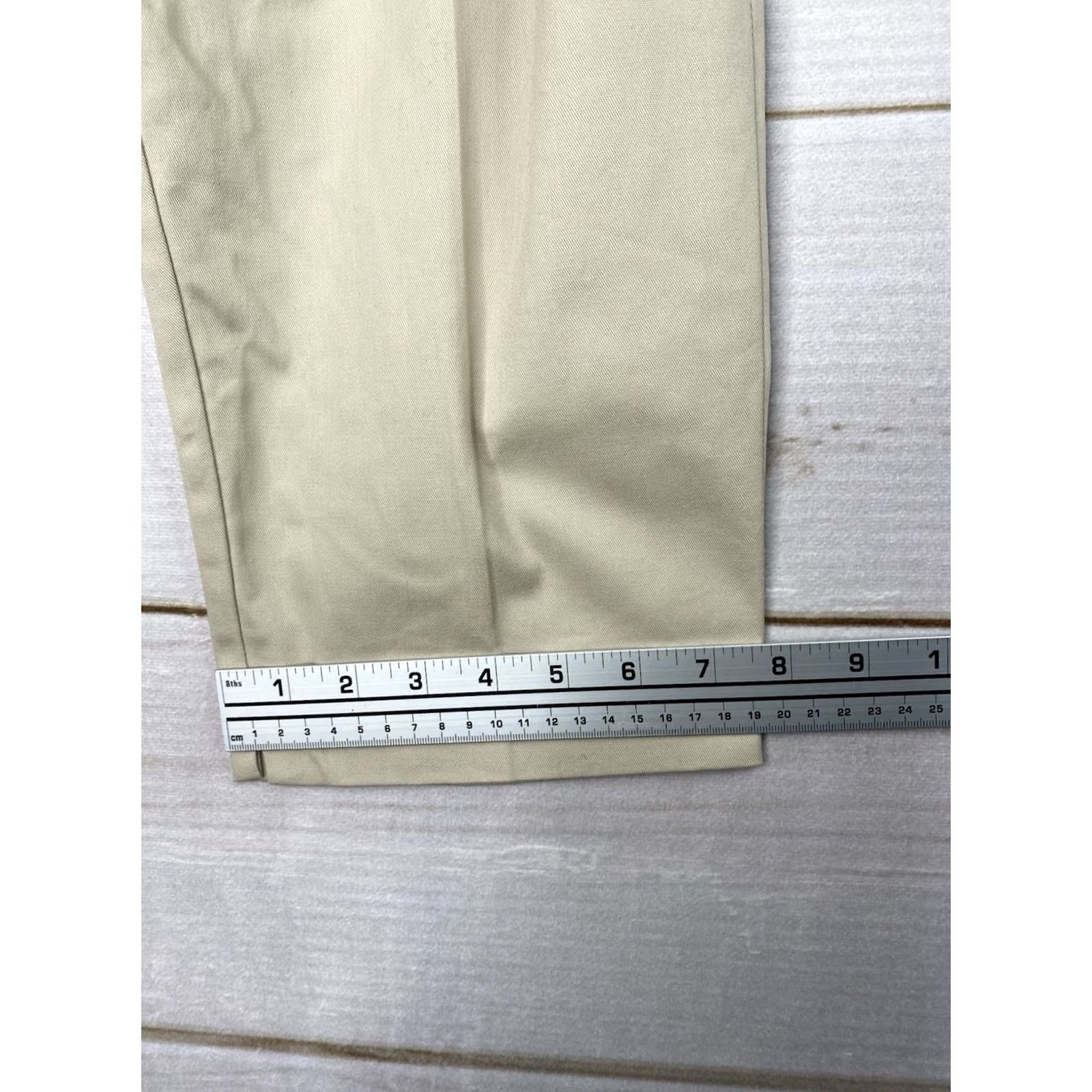 Vintage VINTAGE Briggs New York Pants Women 16 Beige High Waist Pleated Trousers NWT Size 38" / US 16 / IT 52 - 4 Thumbnail