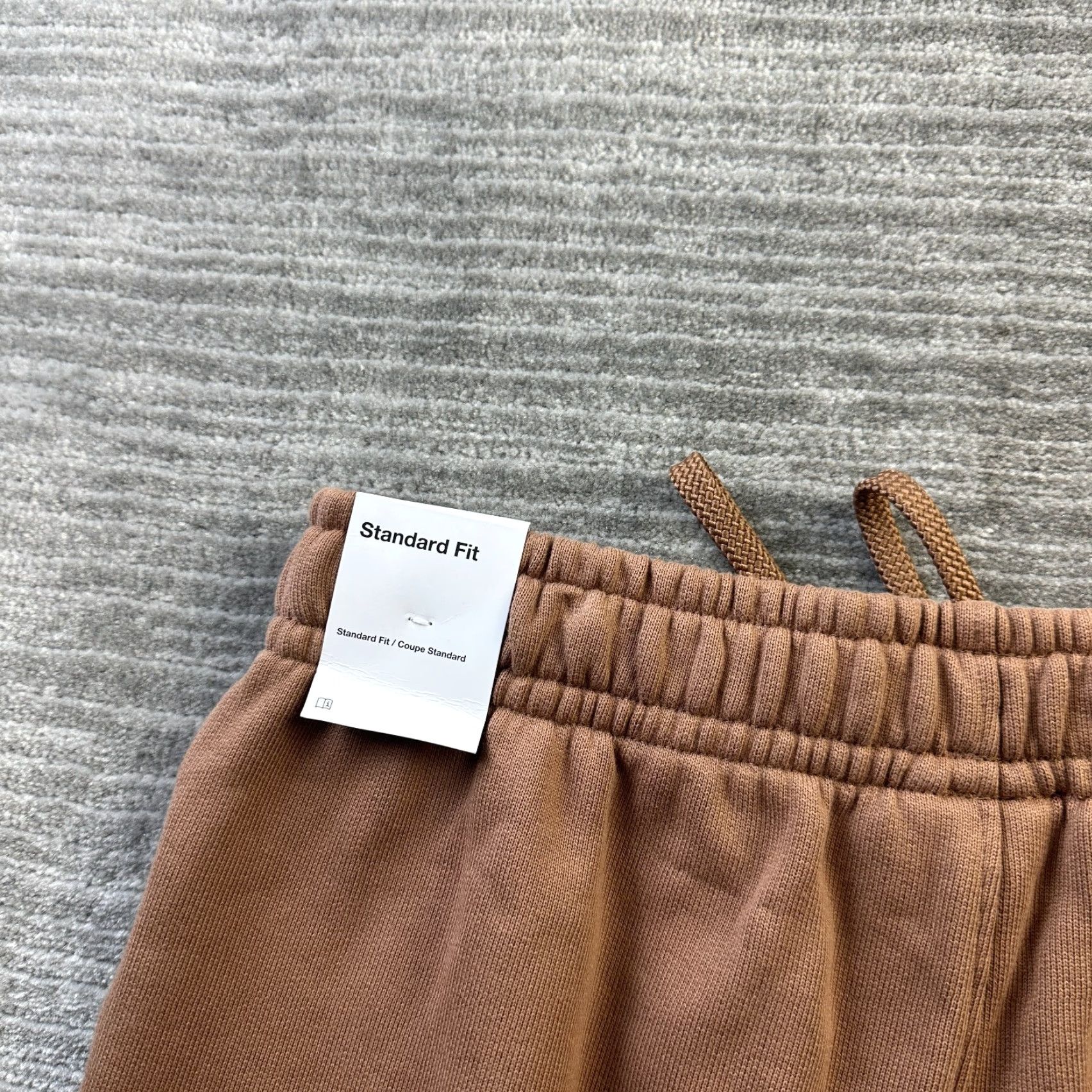 Jordan Brand Jordan Pants Mens Medium Brown Fleece Heavyweight Wordmark Archaeo Size US 31 - 5 Thumbnail