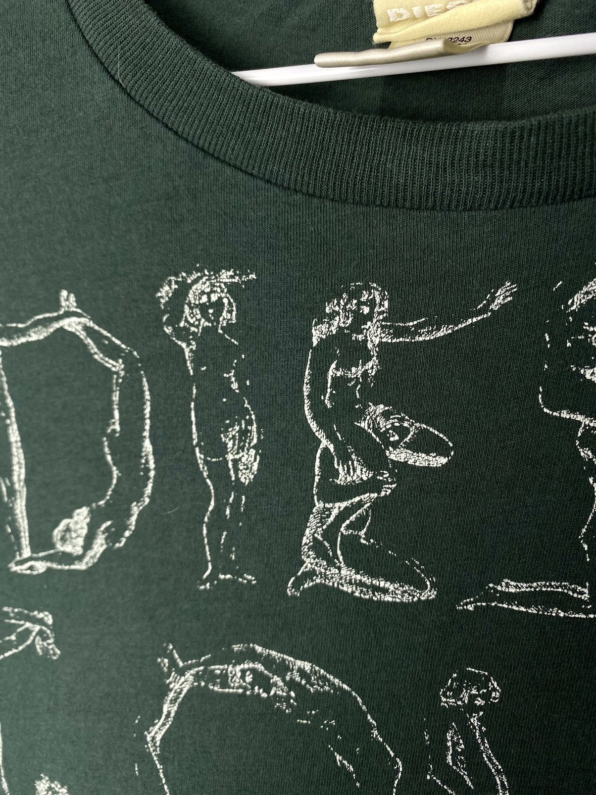 Diesel Diesel Naked Girls Logo T Shirt Vintage Style Size US L / EU 52-54 / 3 - 5 Thumbnail