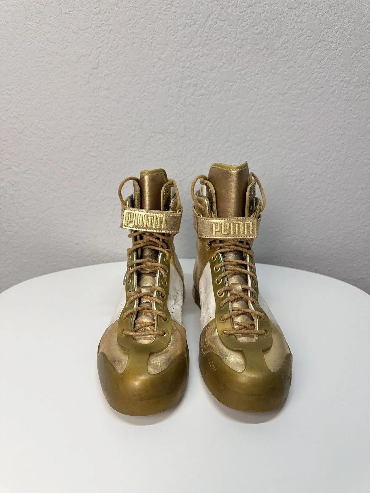 Puma Vintage Puma Japan High Shoes Leather Boots Design Mihara Size US 7 / EU 40 - 14 Thumbnail