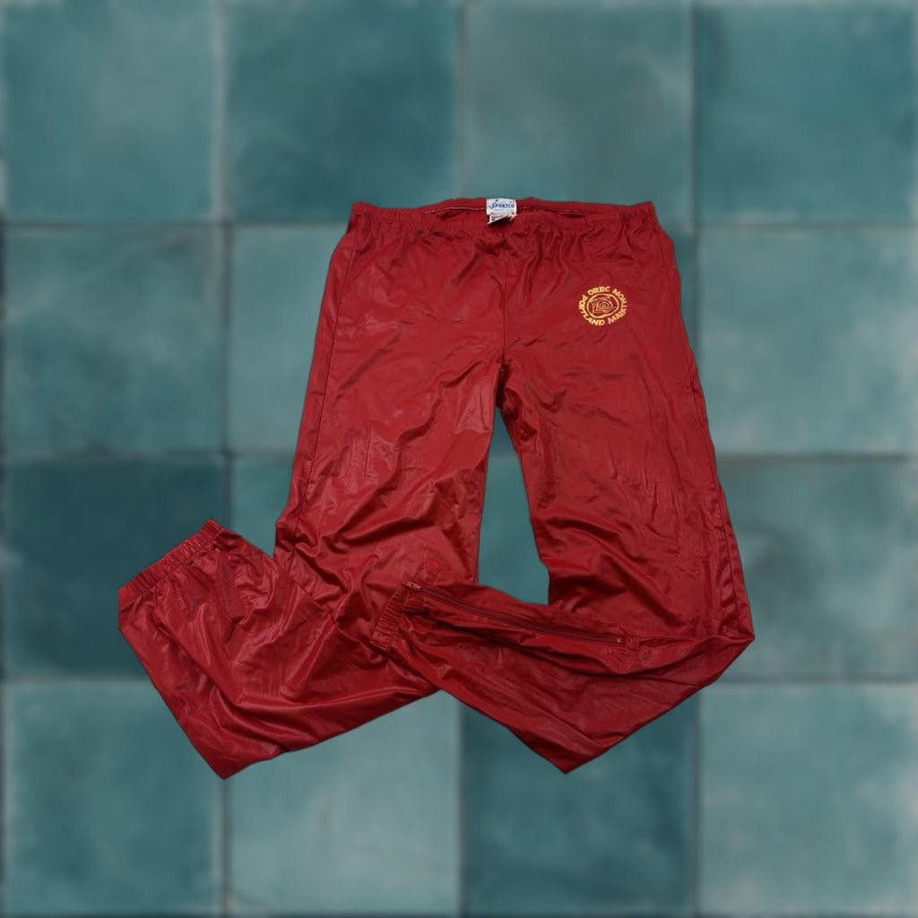 Vintage VINTAGE Sportco Portland Marathon Windbreaker Pants Mens M Red Athletic Running Jogging Walking US Made Size US 31 - 1 Thumbnail