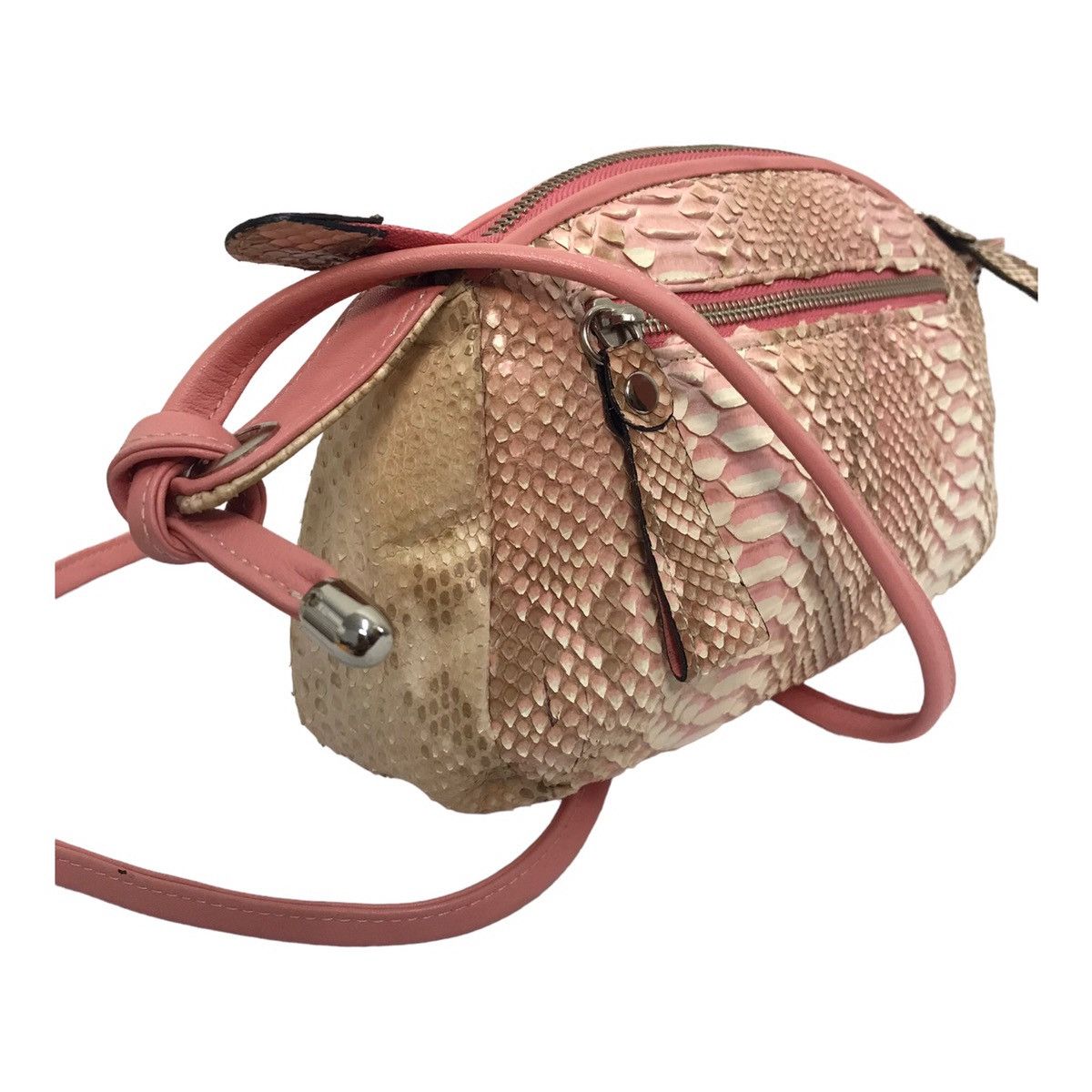 Hysteric Glamour × If Six Was Nine × Japanese Brand Pink Snakeskin Exotic Leather Sling Bag Size ONE SIZE - 5 Thumbnail