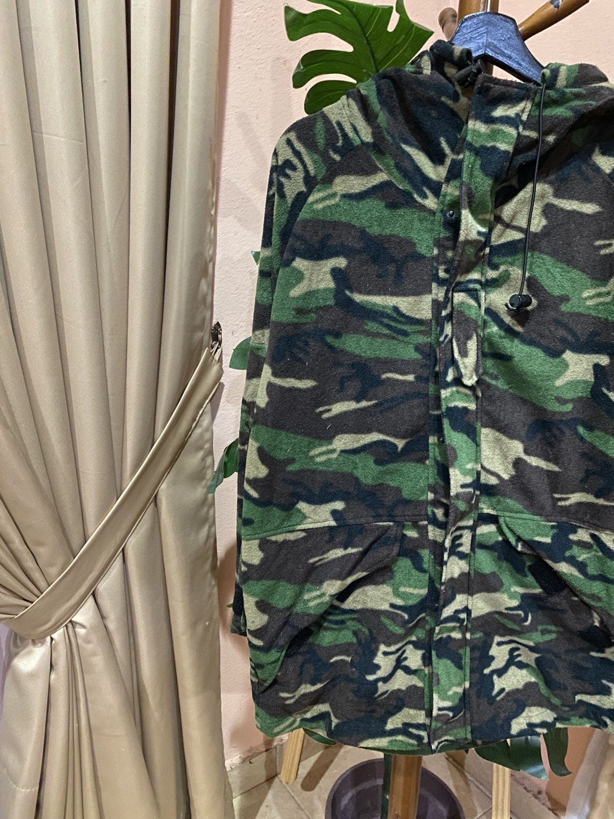 Penfield Vintage Penfield Camo Fleece Hooded Pullover Jacket Size US M / EU 48-50 / 2 - 5 Thumbnail