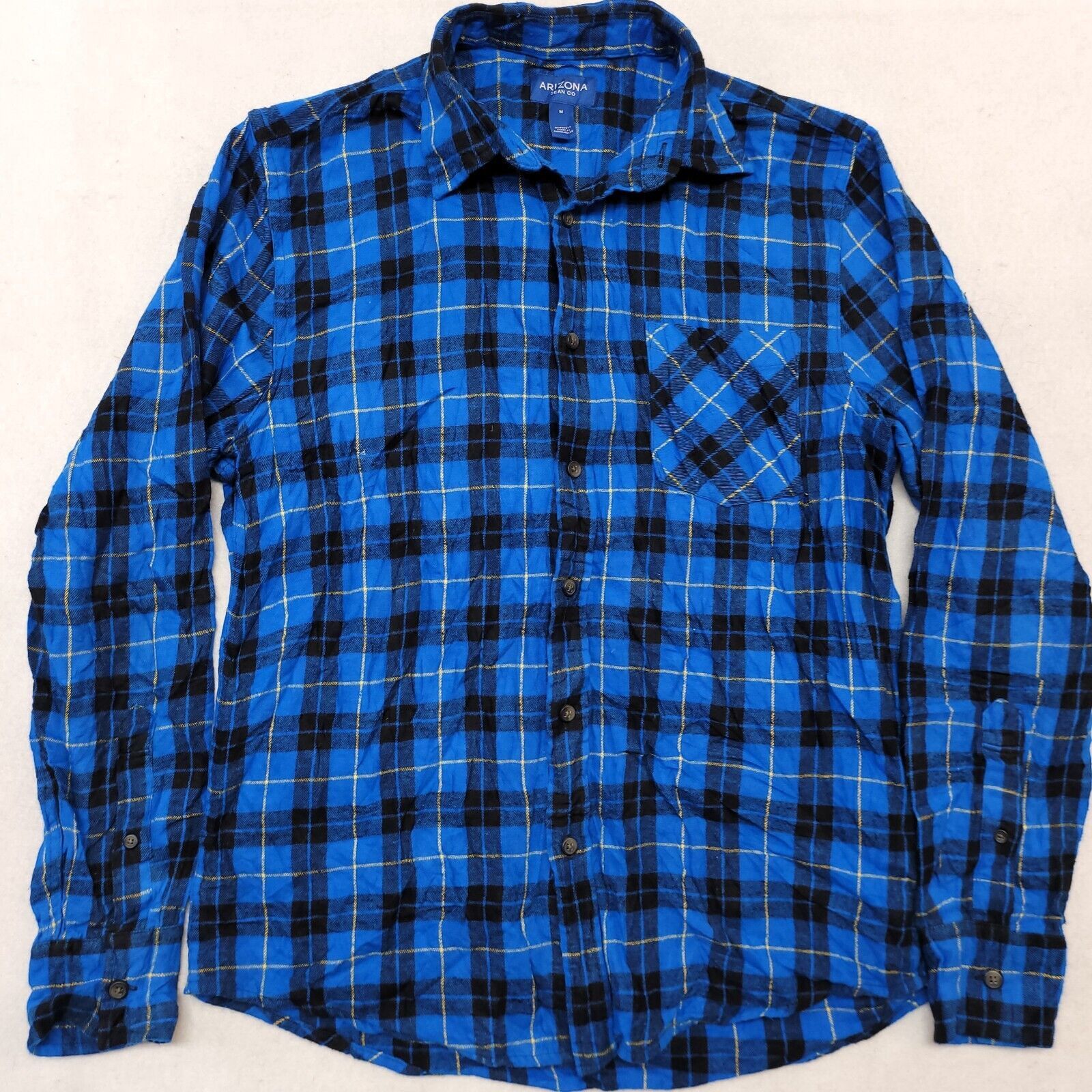 Arizona Jean Co. Arizona Jean Co Tartan Flannel Button Up Shirt Mens Size M Size US M / EU 48-50 / 2 - 2 Thumbnail