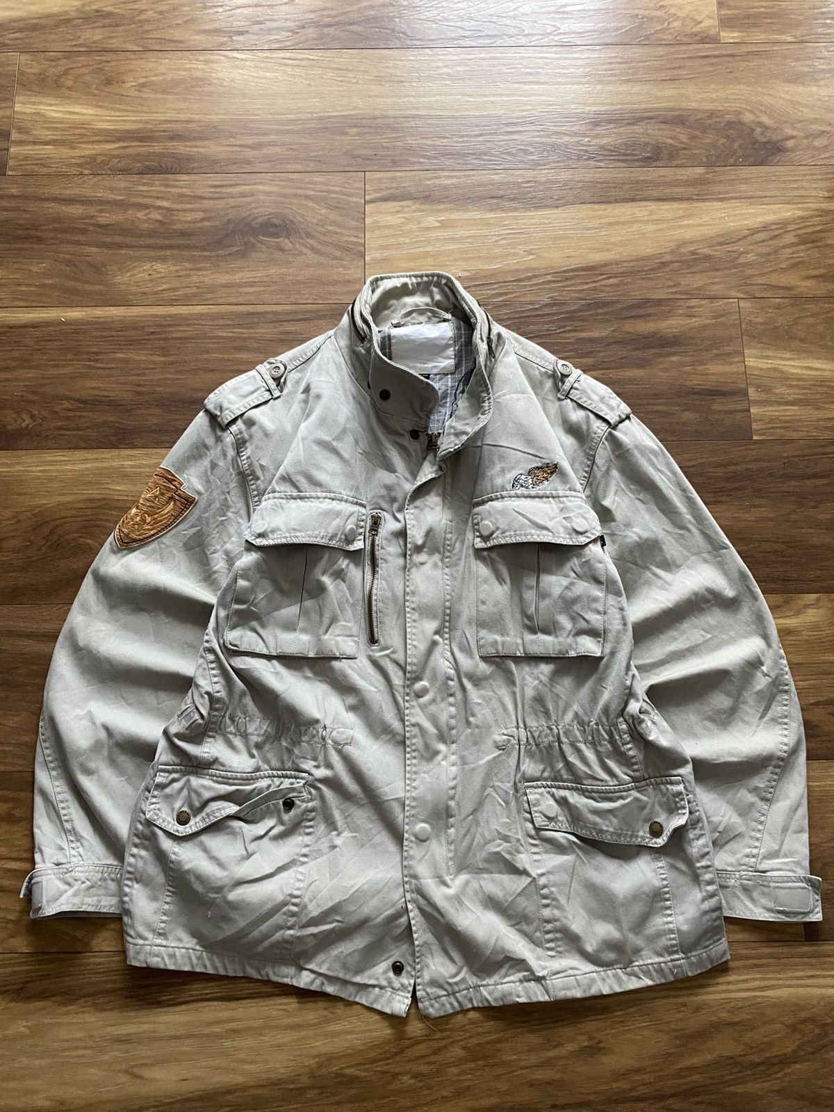 Alpha Industries Vintage Alpha Industries Multi Pocket Cargo Jacket Y2k Size US XXL / EU 58 / 5 - 2 Thumbnail