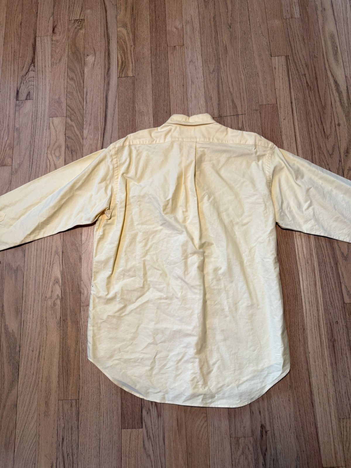 Ralph Lauren × Vintage Vintage 90's Ralph Lauren Yarmouth Oxford Yellow Mens Size US M / EU 48-50 / 2 - 6 Thumbnail
