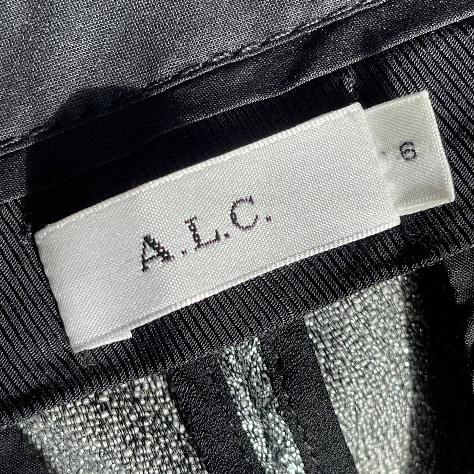 A.L.C. A.L.C. Danny Pewter Metallic Crop Pants Size 6 Worn once. Size 28" / US 6 / IT 42 - 5 Thumbnail