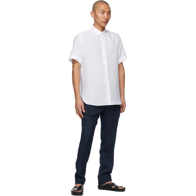 Dolce & Gabbana o1y0125 Linen Shirt in White Size US S / EU 44-46 / 1 - 4 Thumbnail