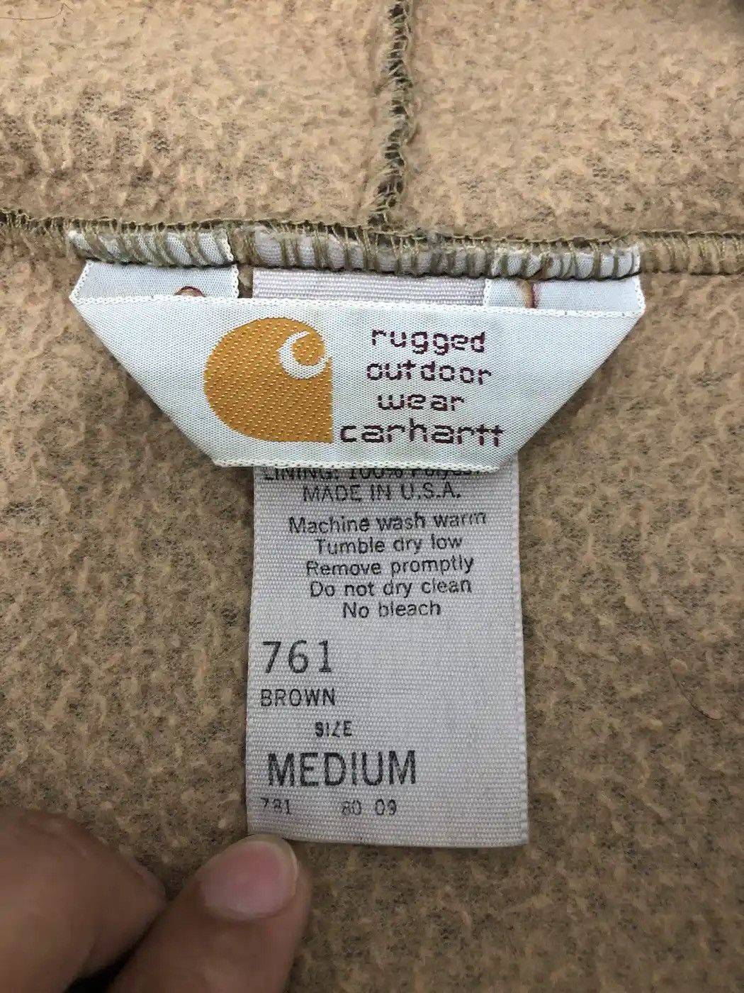 Carhartt Vintage Y2k Carhartt Hoodie Size US S / EU 44-46 / 1 - 5 Thumbnail