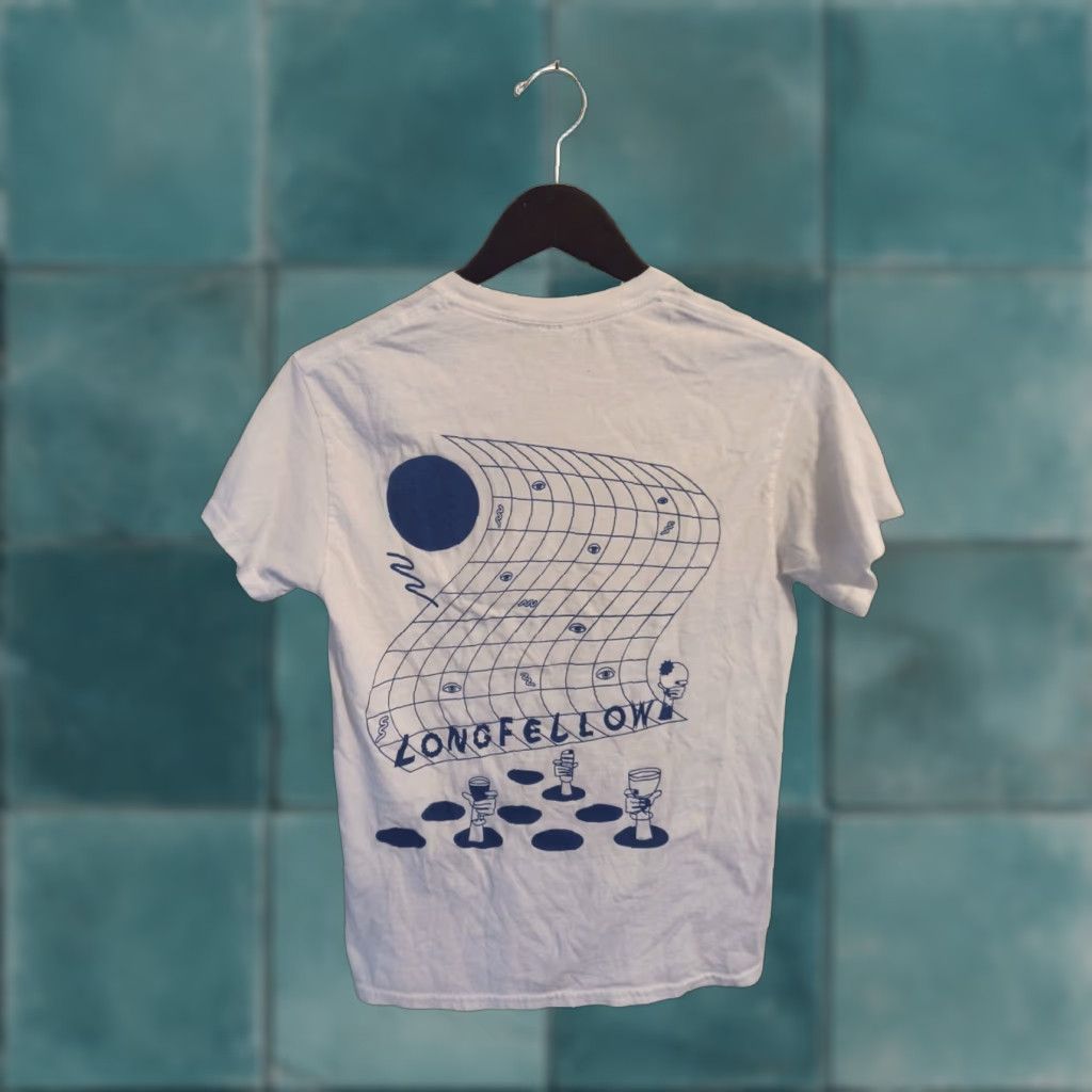 Gildan Gildan T-Shirt Pocket Longfellow Cincinnati White 100% Cotton Unisex S GUC 2010s Mens Girls Boys Size US S / EU 44-46 / 1 - 1 Thumbnail