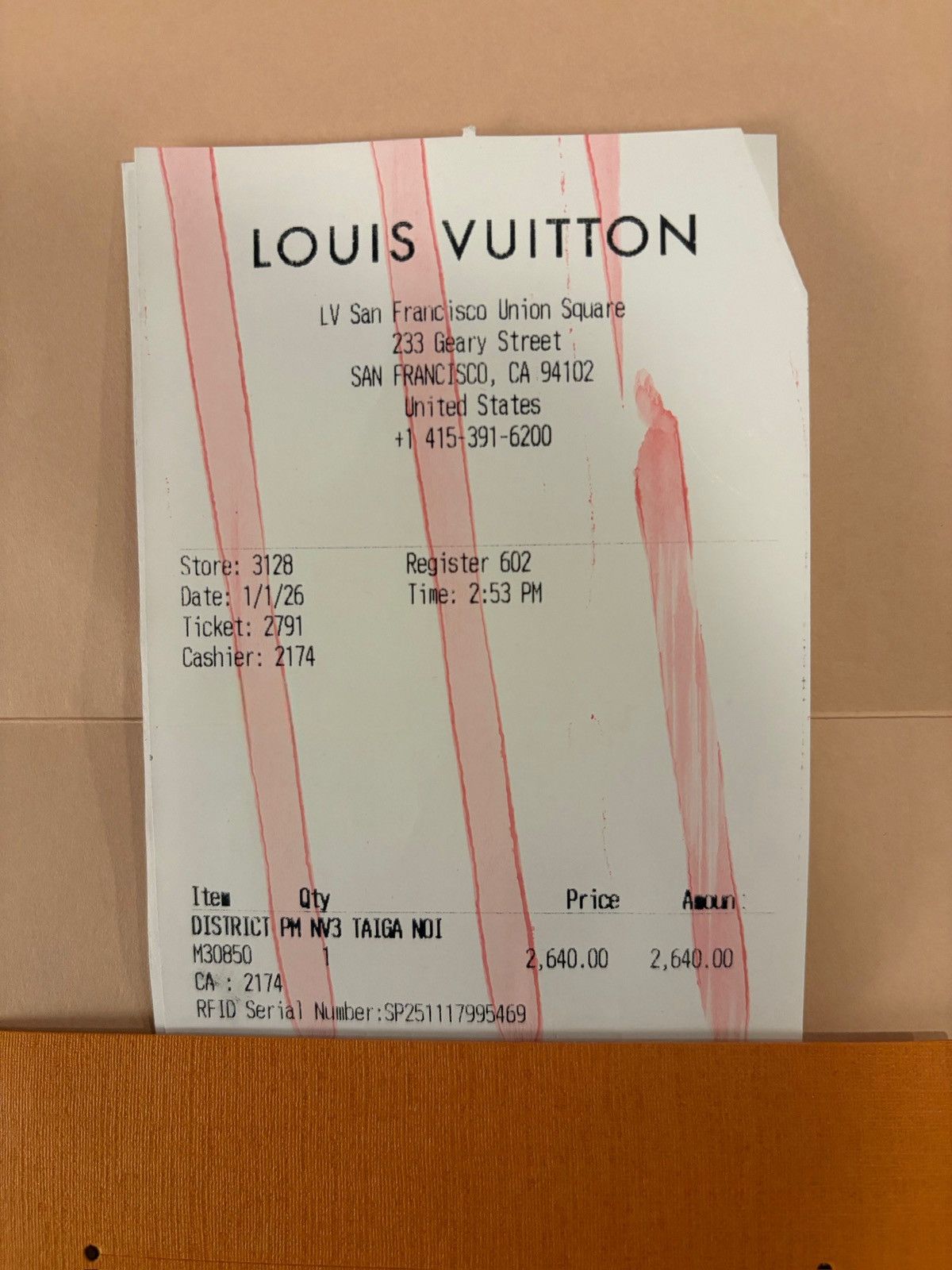 Louis Vuitton Louis Vuitton District PM NV3 Black Taiga Leather - FULL SET Size ONE SIZE - 3 Thumbnail