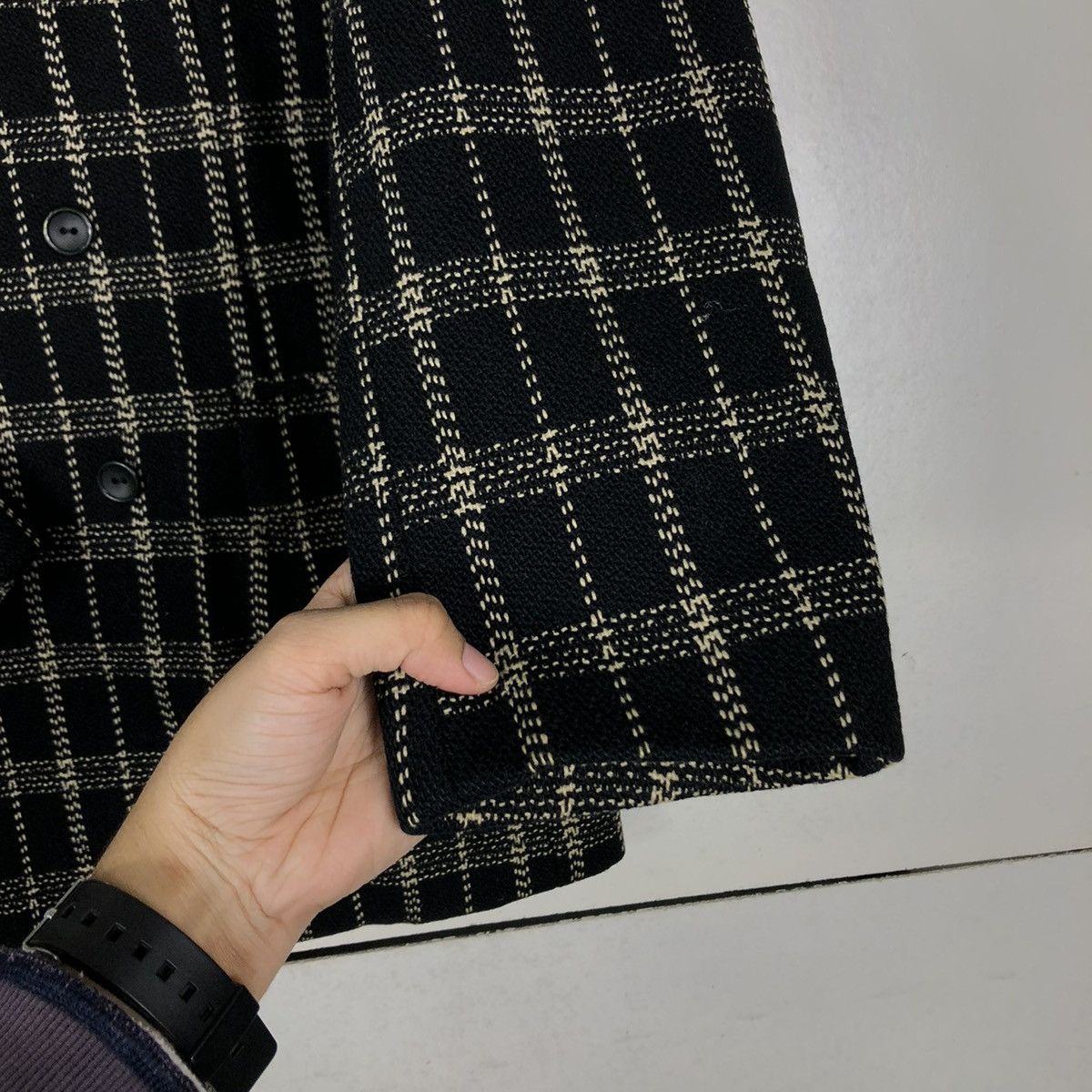 Yohji Yamamoto 🔥VINTAGE YOHJI YAMAMOTO Y’S DOUBLE BREAST JACKET TARTAN Size US S / EU 44-46 / 1 - 15 Thumbnail
