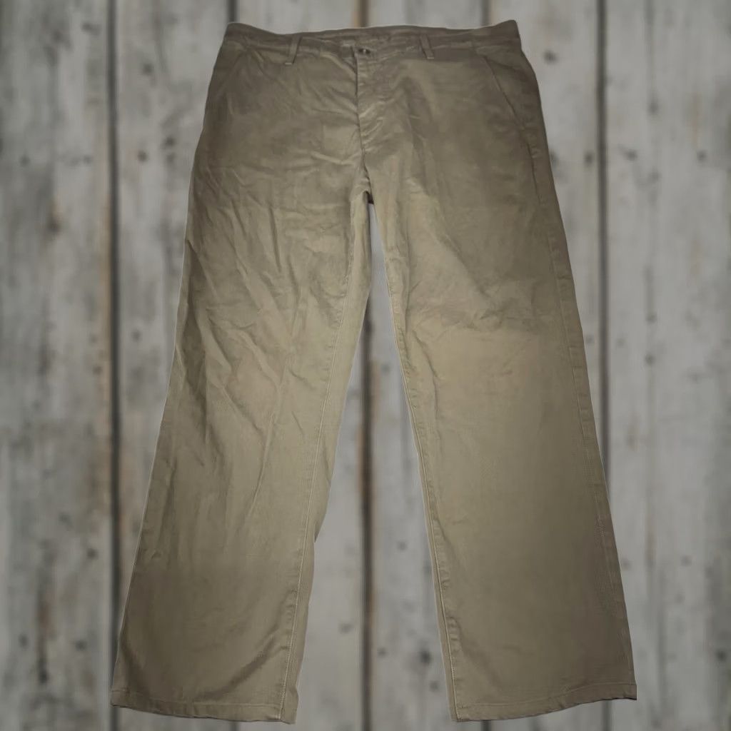 Vintage AG Adriano Goldschmied The Lux Khaki Pants Mens 36x28 Brown Tailored Trouser Size US 36 / EU 52 - 1 Thumbnail