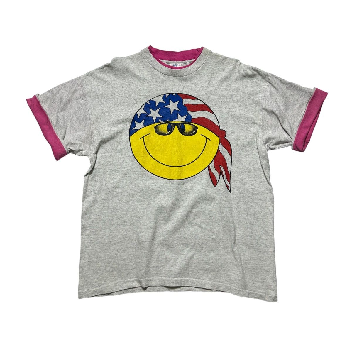 Vintage Vintage Smiley “Crazy Cracker 1993” Our 35th Year T-shirt Size XL / US 12-14 / IT 48-50 - 3 Thumbnail