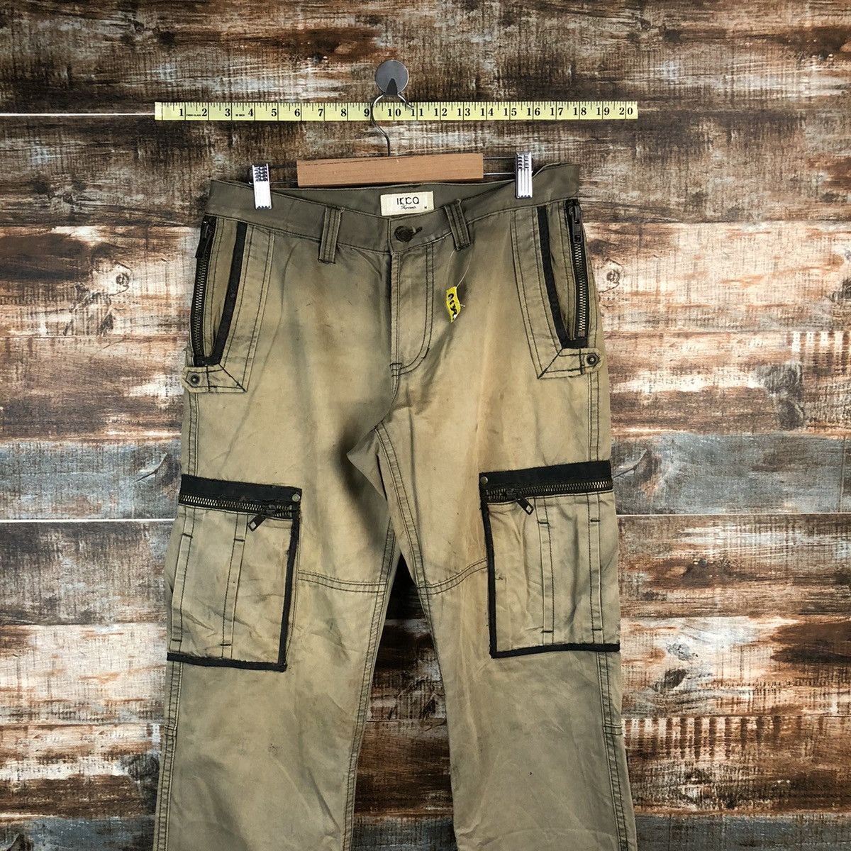 Faded Glory Ikca utility tactical punk Cargo Multipocket Pants #A1399 Size US 31 - 2 Thumbnail