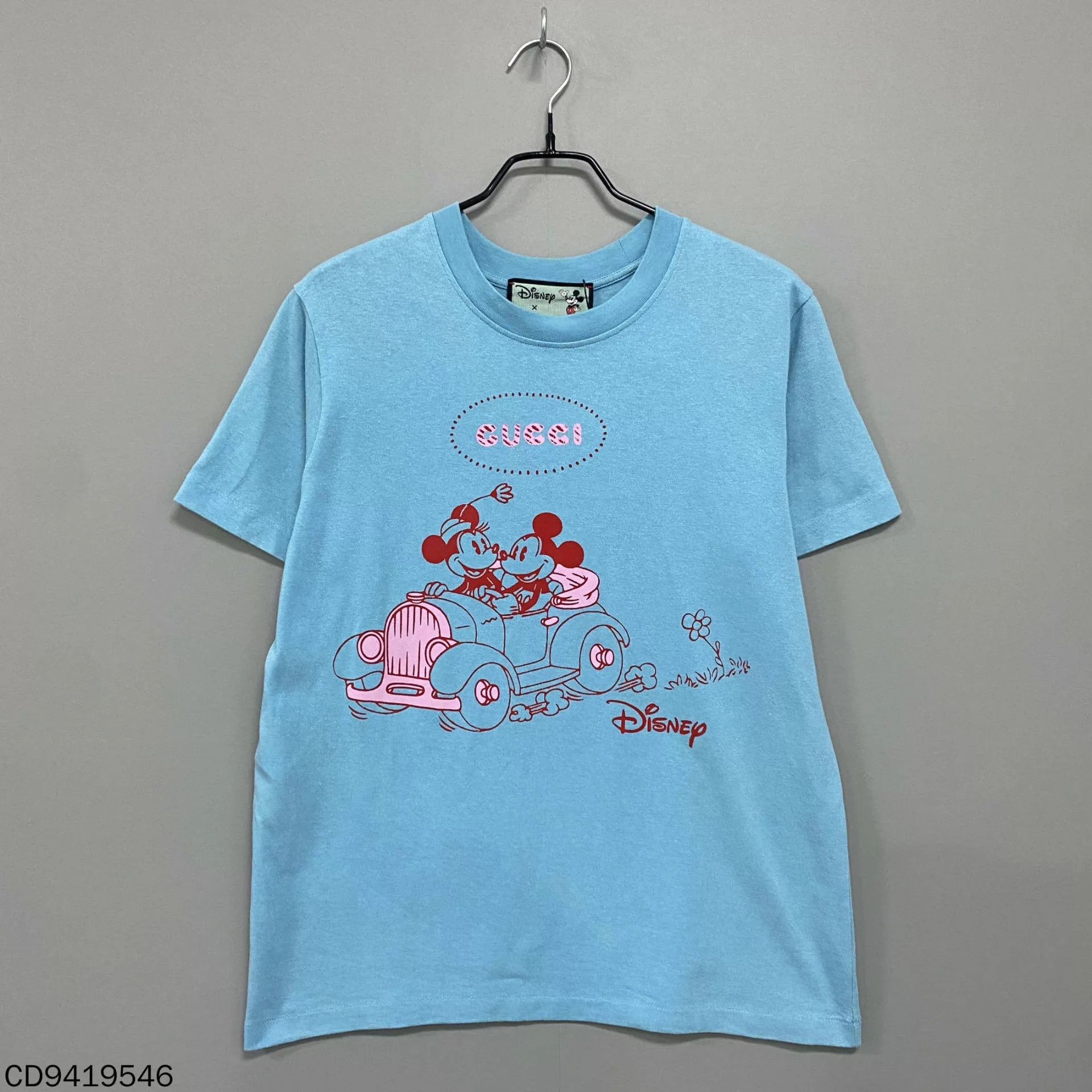 Gucci GUCCI Mickey Logo Light Blue Short Sleeve S Size US S / EU 44-46 / 1 - 1 Thumbnail