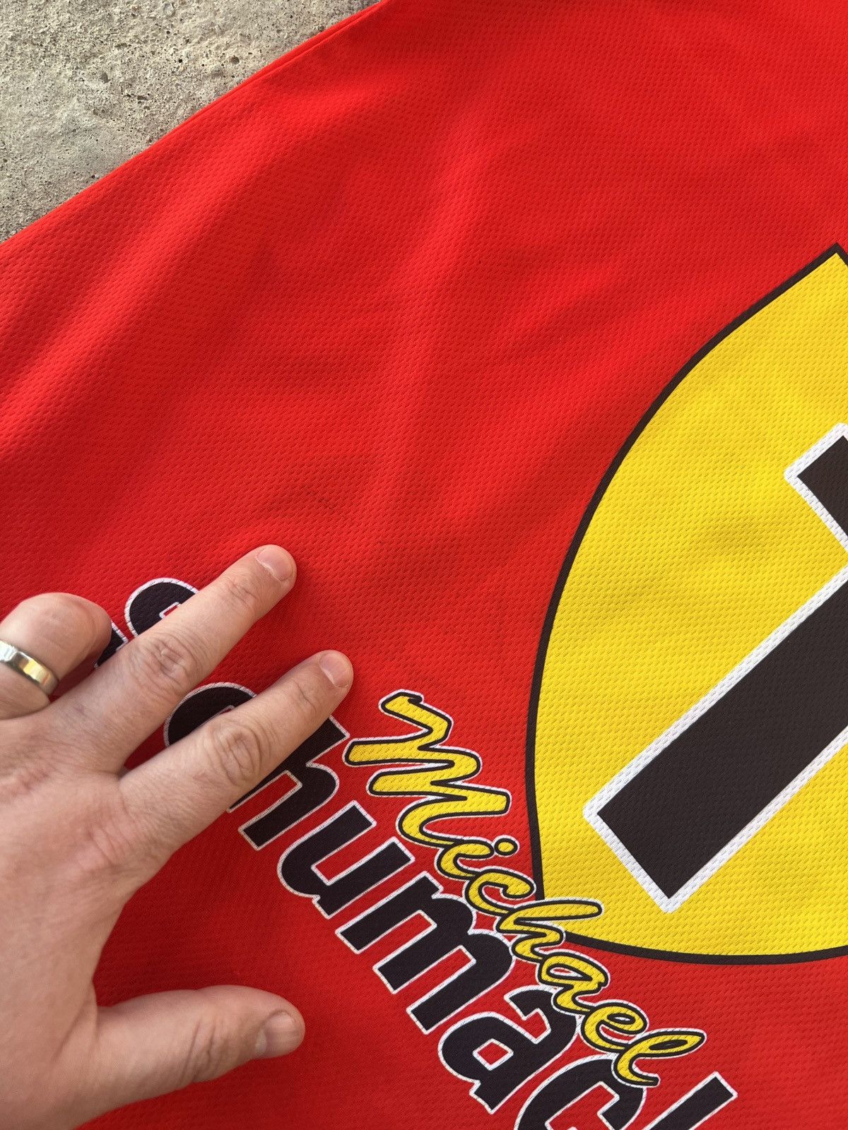 Ferrari Michael Schumacher Vintage Formula 1 Tee Size US XXL / EU 58 / 5 - 5 Thumbnail