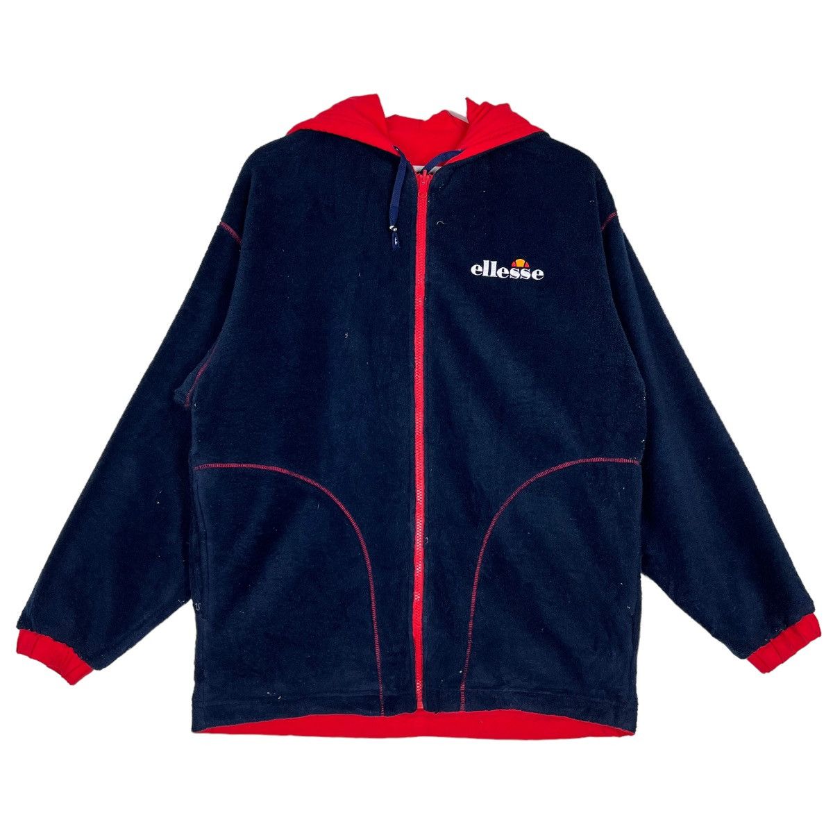 Ellesse 🔥 VINTAGE ELLESSE REVERSIBLE BIG LOGO JACKET Size US M / EU 48-50 / 2 - 16 Thumbnail