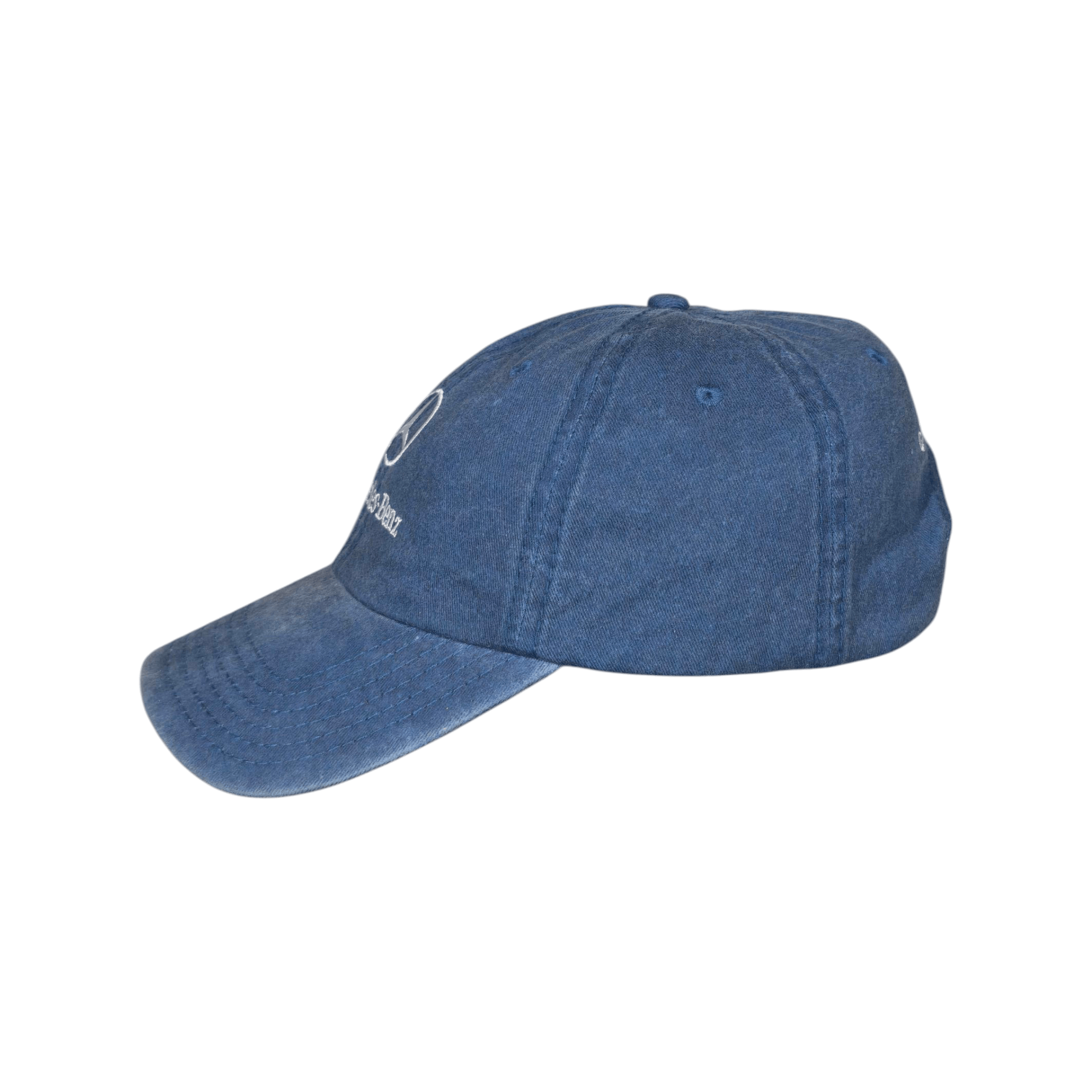 Mercedes-Benz Vintage Mercedes-Benz Denim Logo Motorsport Dad Hat Size ONE SIZE - 3 Thumbnail