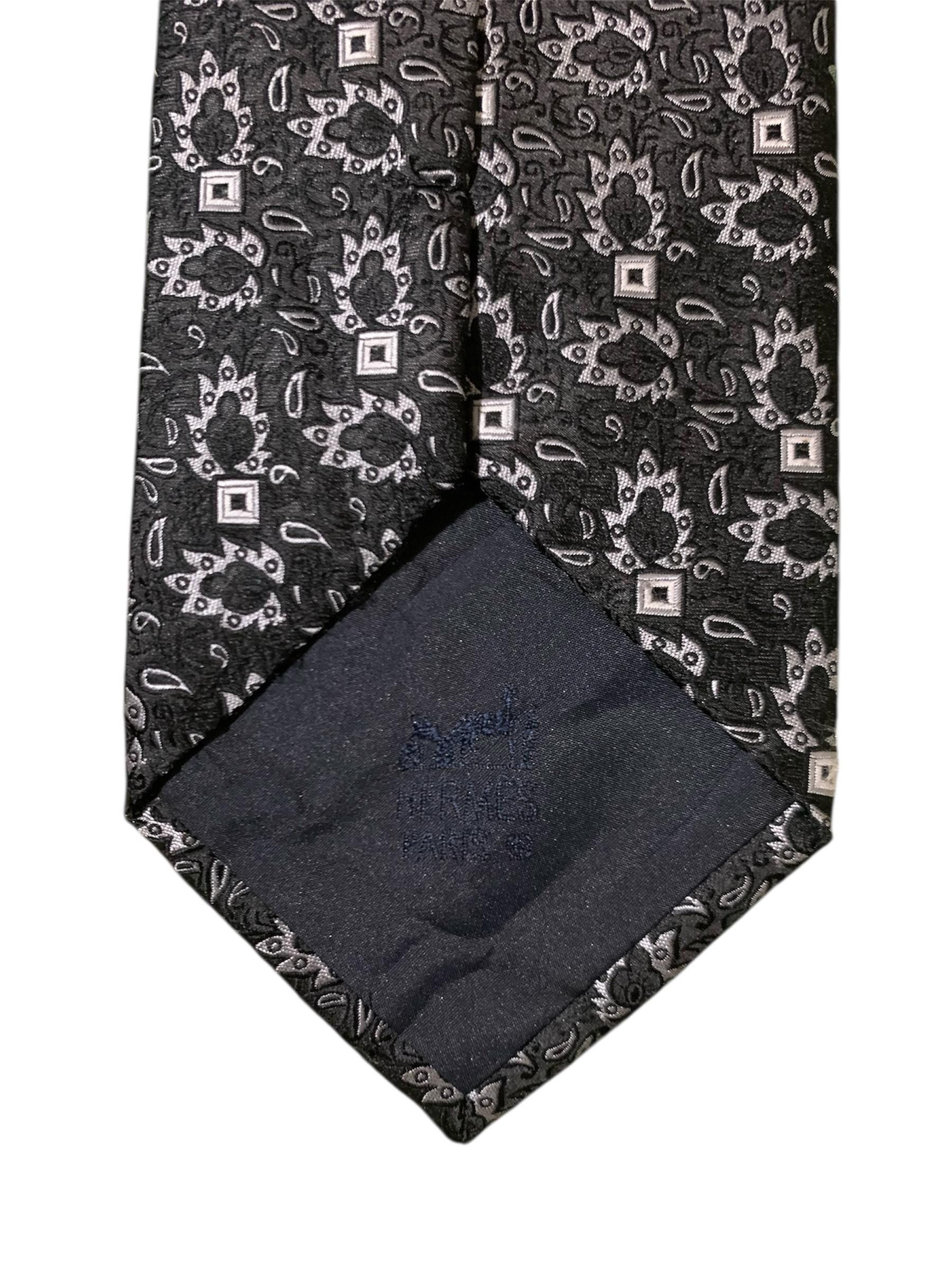 Hermes Hermes Tie Silk Made In France Size ONE SIZE - 4 Thumbnail