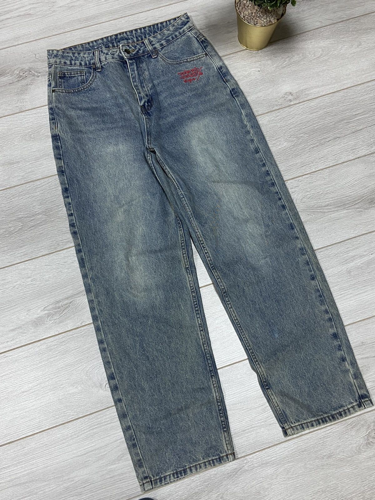 Ed Hardy Ed Hardy You only live once vintage big spell out logo jeans Size 30" / US 8 / IT 44 - 6 Thumbnail