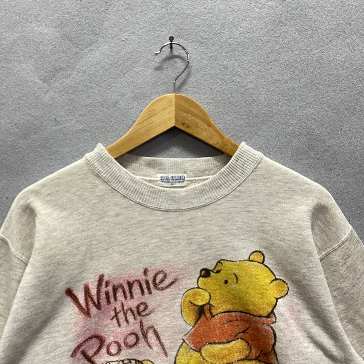 Disney Vintage 90s Winnie the Pooh Sweatshirt by Dia Club – Disney Size US M / EU 48-50 / 2 - 2 Thumbnail