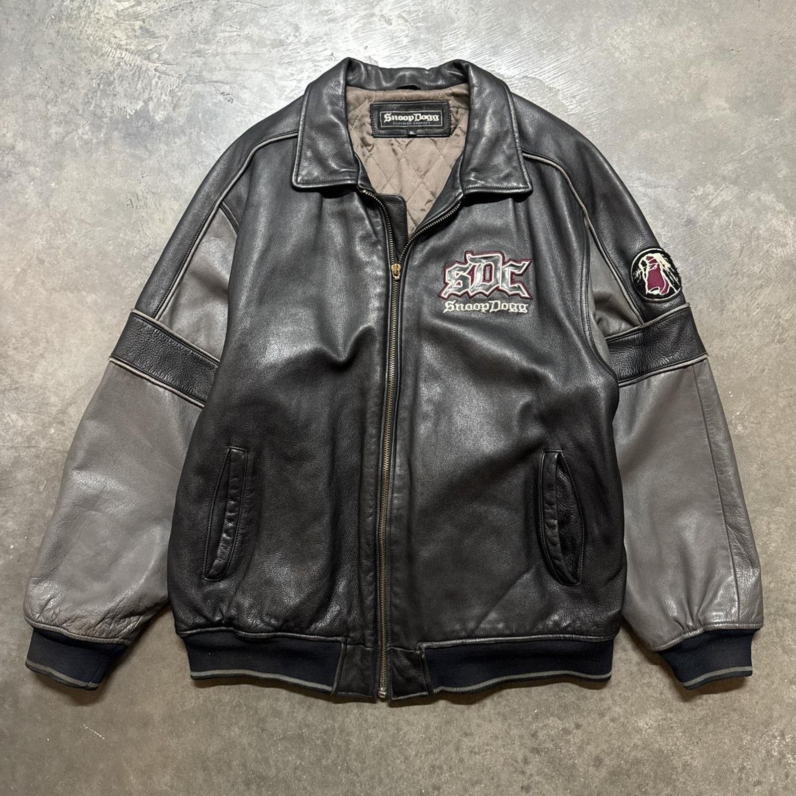 Vintage Vintage Snoop Dogg Clothing Company Rap Leather Jacket Size US XL / EU 56 / 4 - 3 Thumbnail
