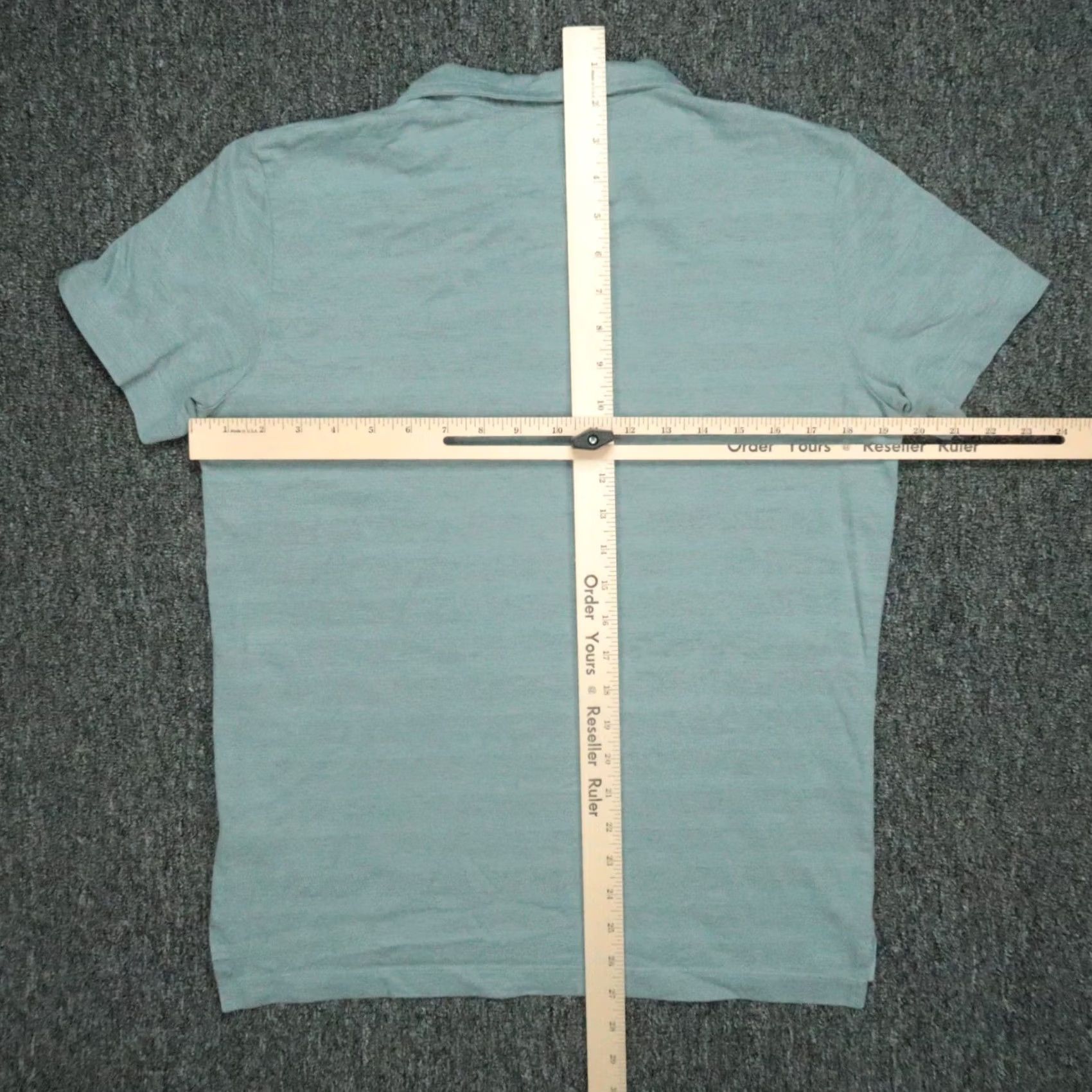 Billy Reid VINTAGE? Billy Reid Shirt Mens Medium Blue Polo Short Sleeve Lightweight Size US M / EU 48-50 / 2 - 5 Thumbnail