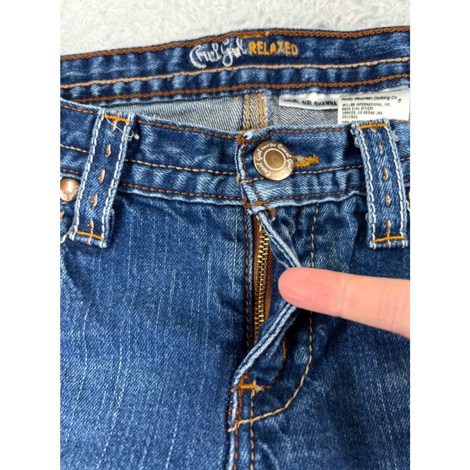 Vintage Cruel Girl Jeans Women 9 Bootcut Denim Blue 30x32 Embroidered Stretch Pockets Womens Size 30" / US 8 / IT 44 - 5 Thumbnail