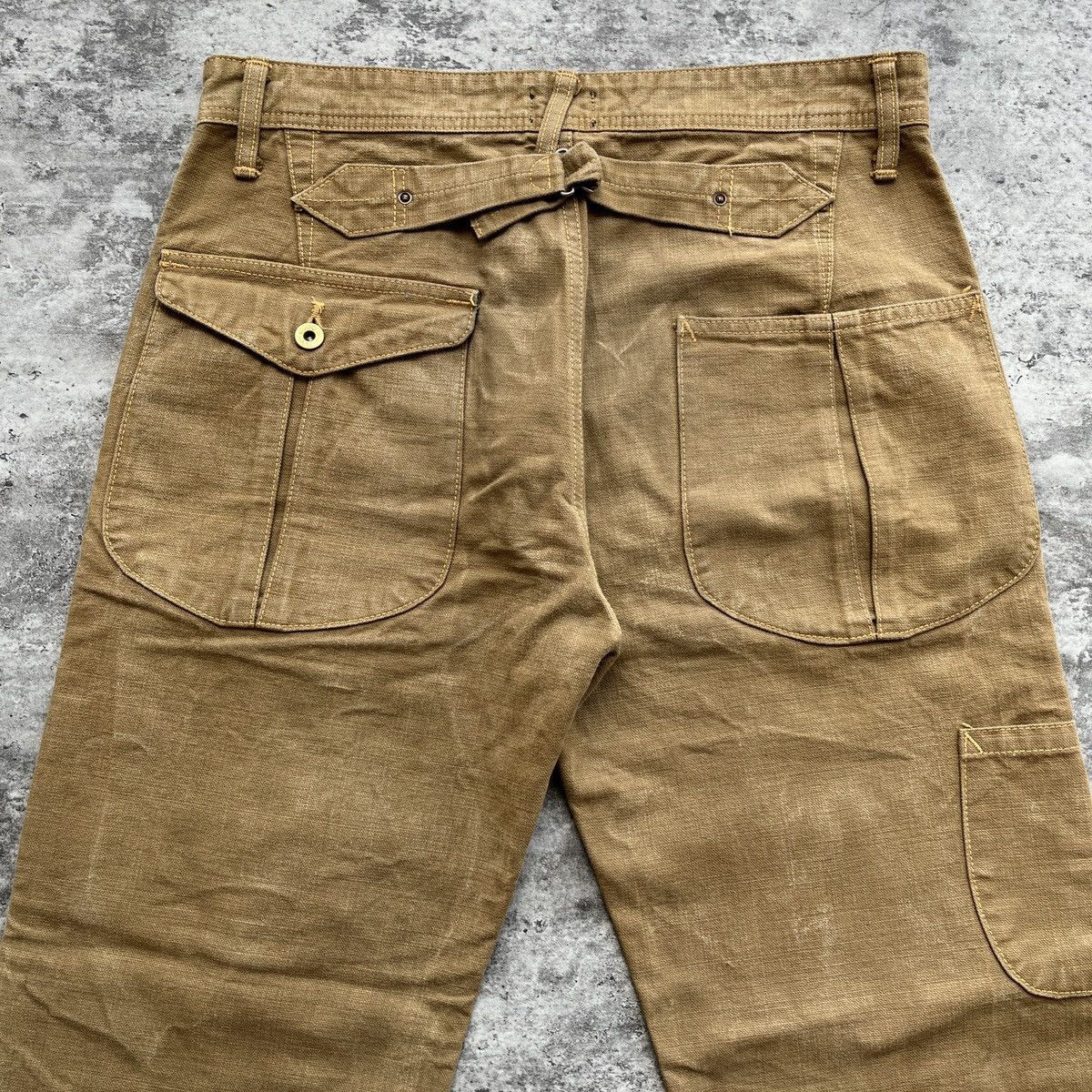 Carhartt × EIGHT-G × Japanese Brand Eight’G Carpenter Heavy Canvas Pants Size US 34 / EU 50 - 11 Thumbnail