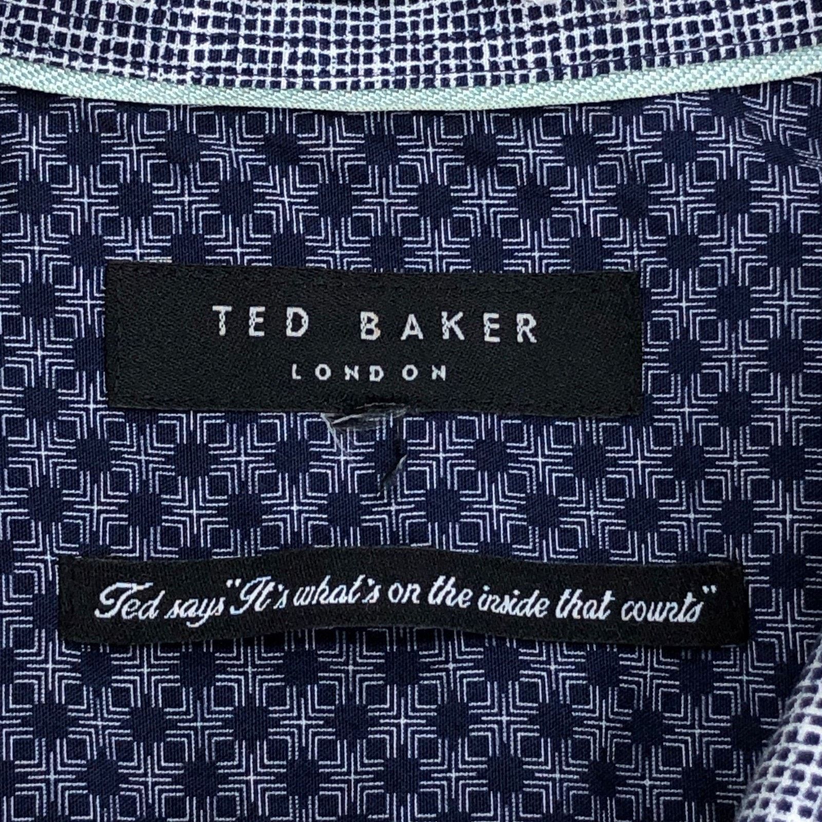 Ted Baker Ted Baker Shirt L Toucan Leaf Resort Short Sleeve Button Up Size US L / EU 52-54 / 3 - 15 Thumbnail