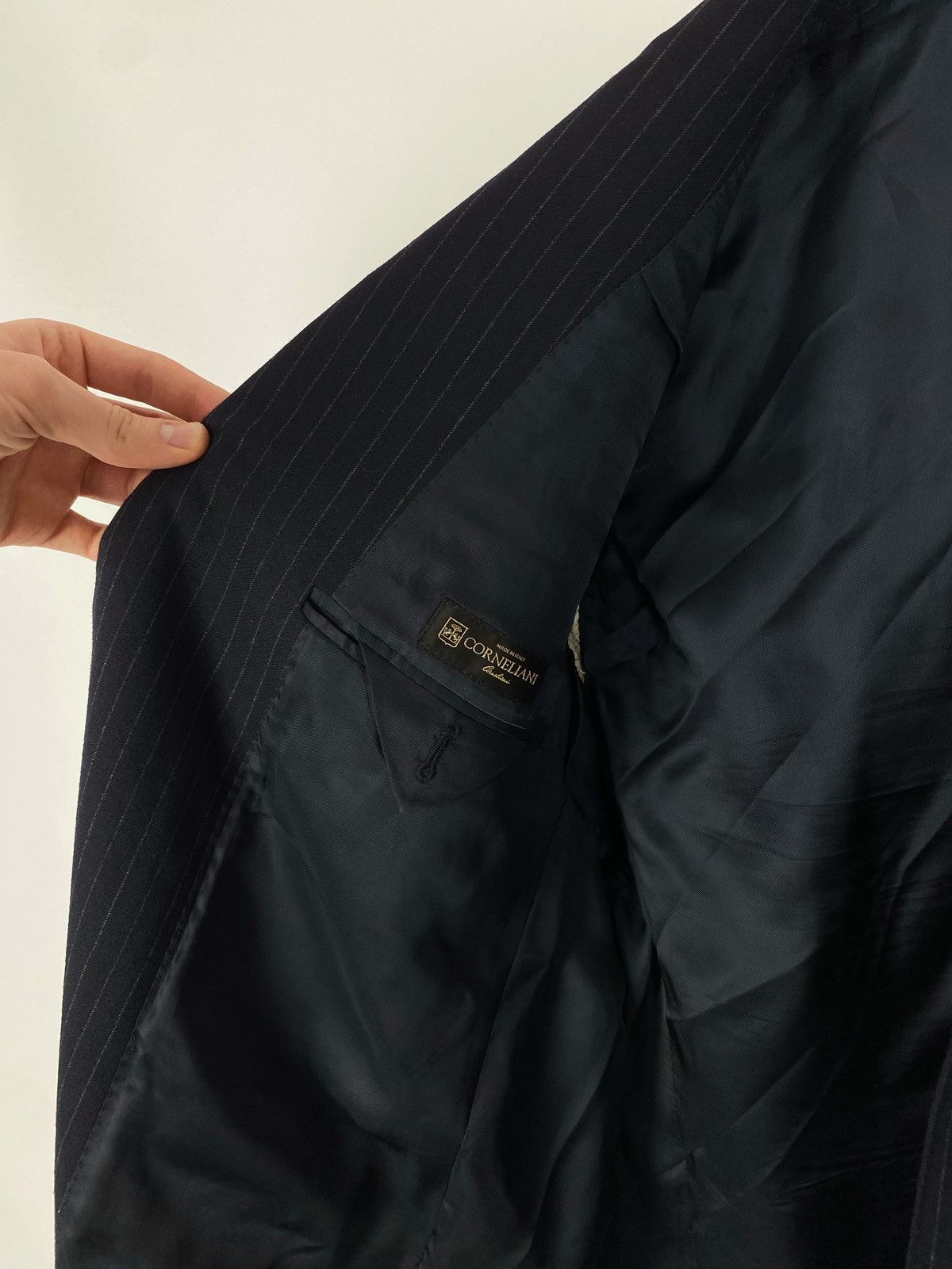 Corneliani Corneliani Striped Blazer Made in Italy Size 52R - 10 Thumbnail